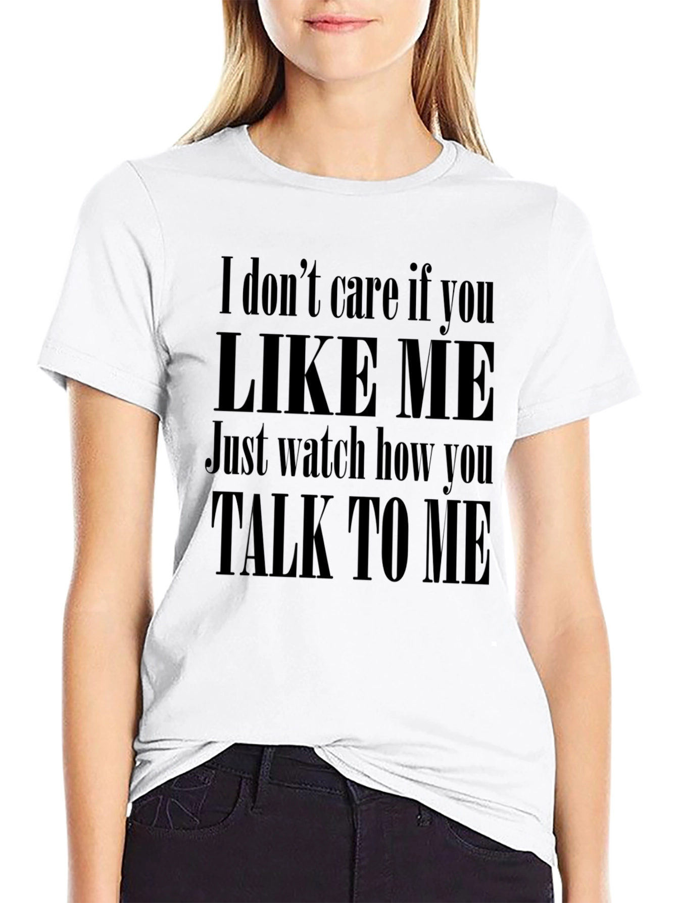 Mens Black Graphic Tee - Attitude Statement