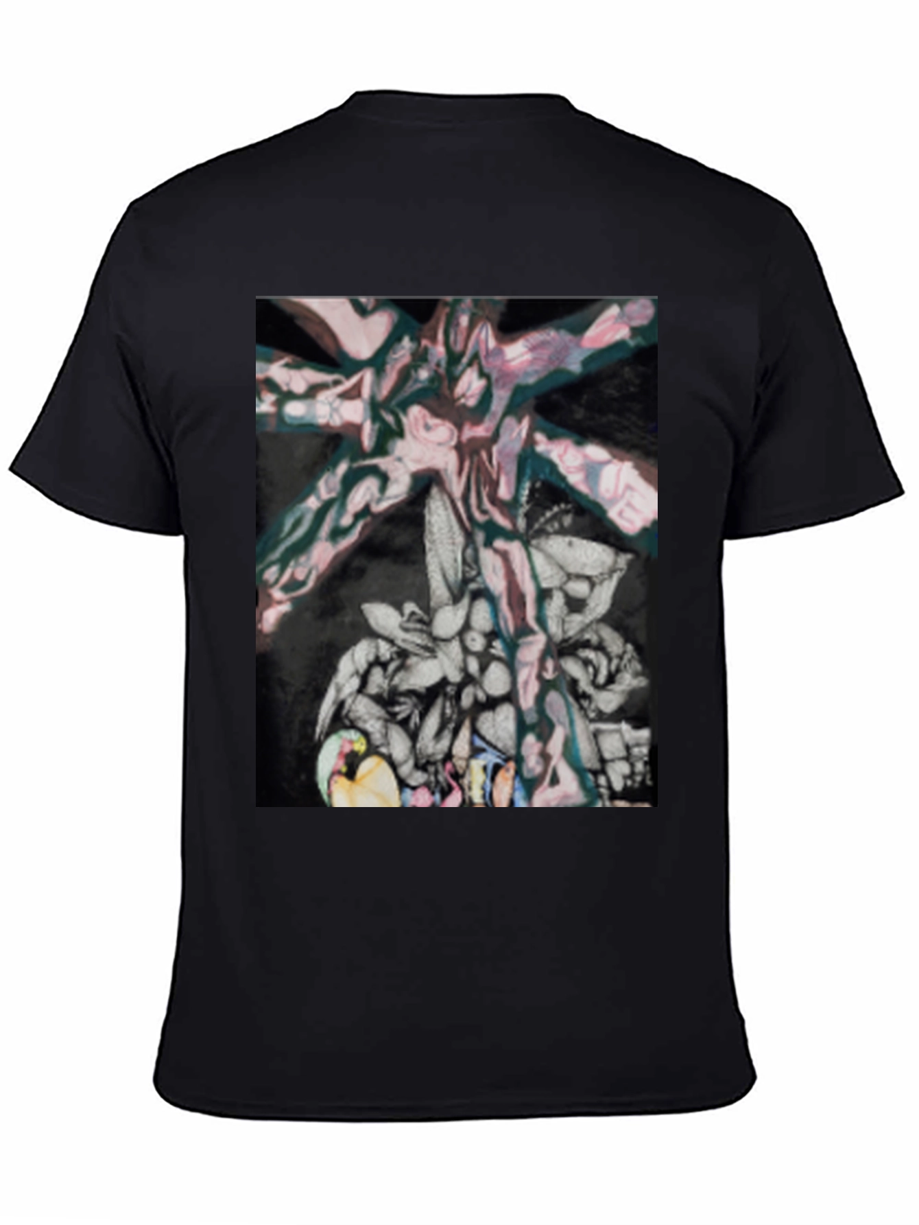 Abstract Art Graphic Tee - Modern Casual Wear