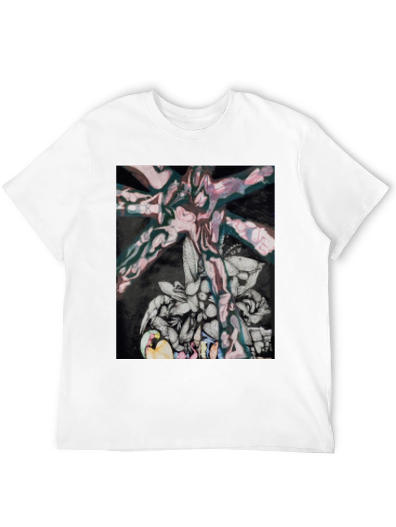 Abstract Art Graphic Tee - Modern Casual Wear