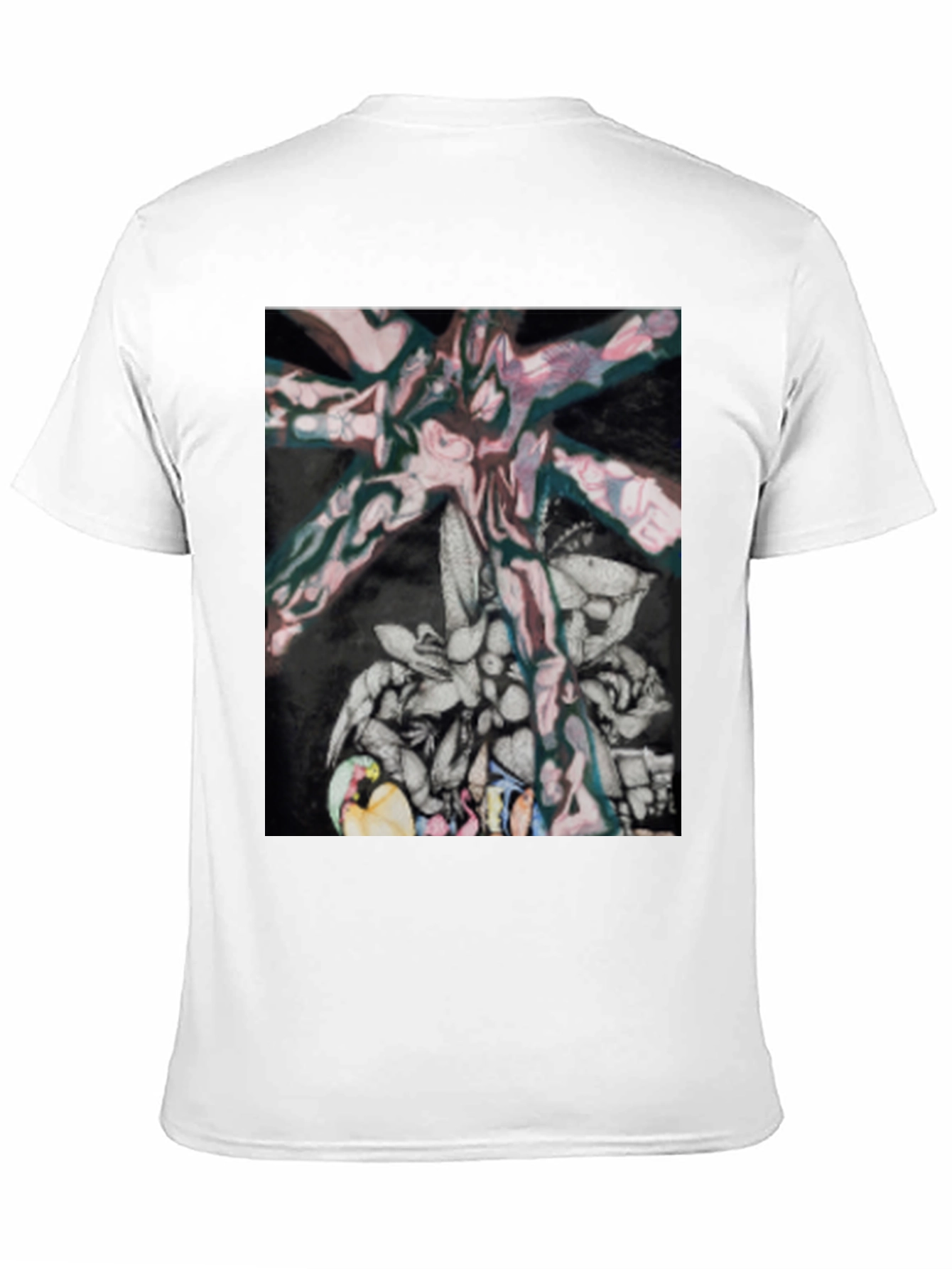 Abstract Art Graphic Tee - Modern Casual Wear