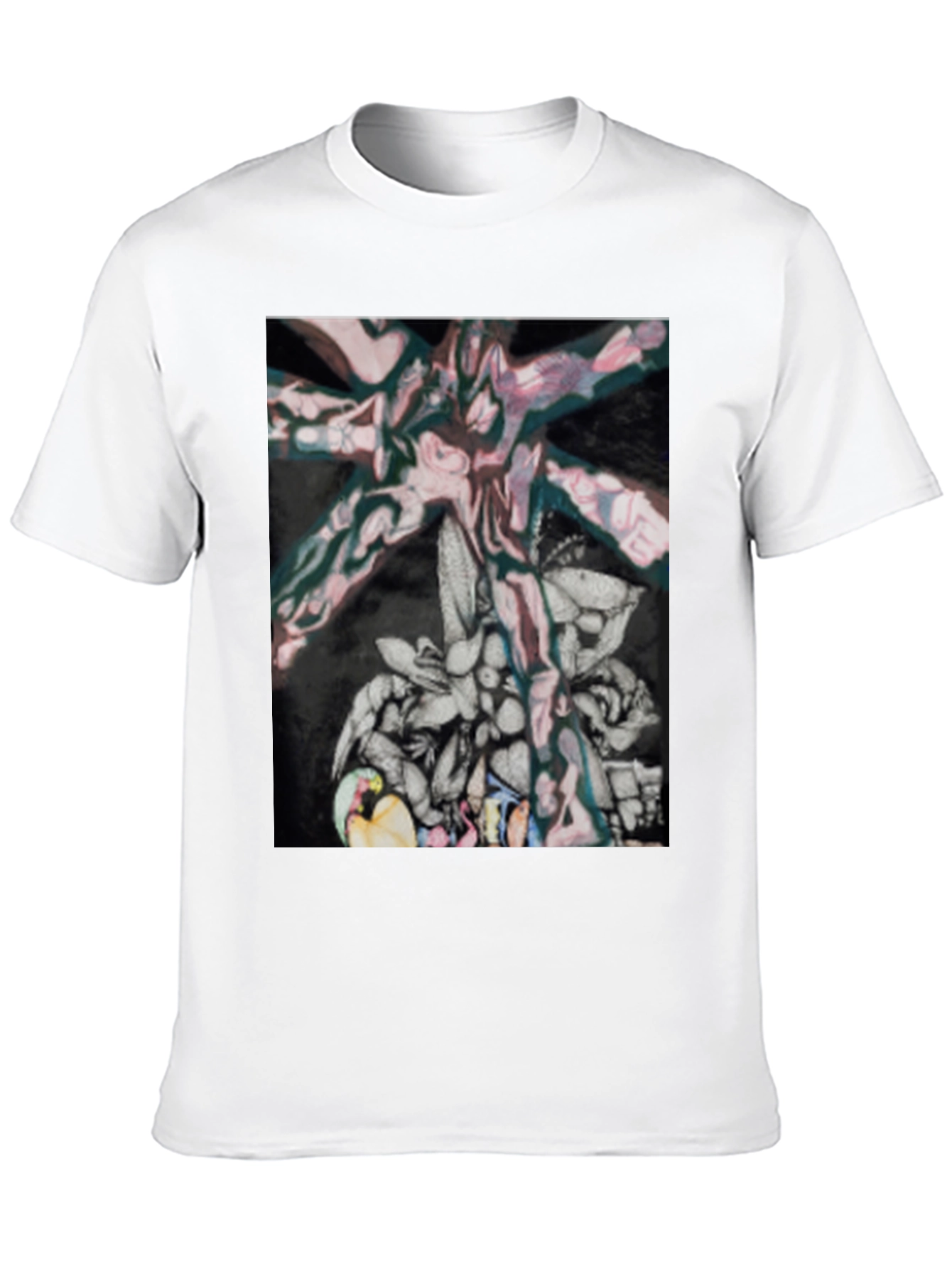 Abstract Art Graphic Tee - Modern Casual Wear