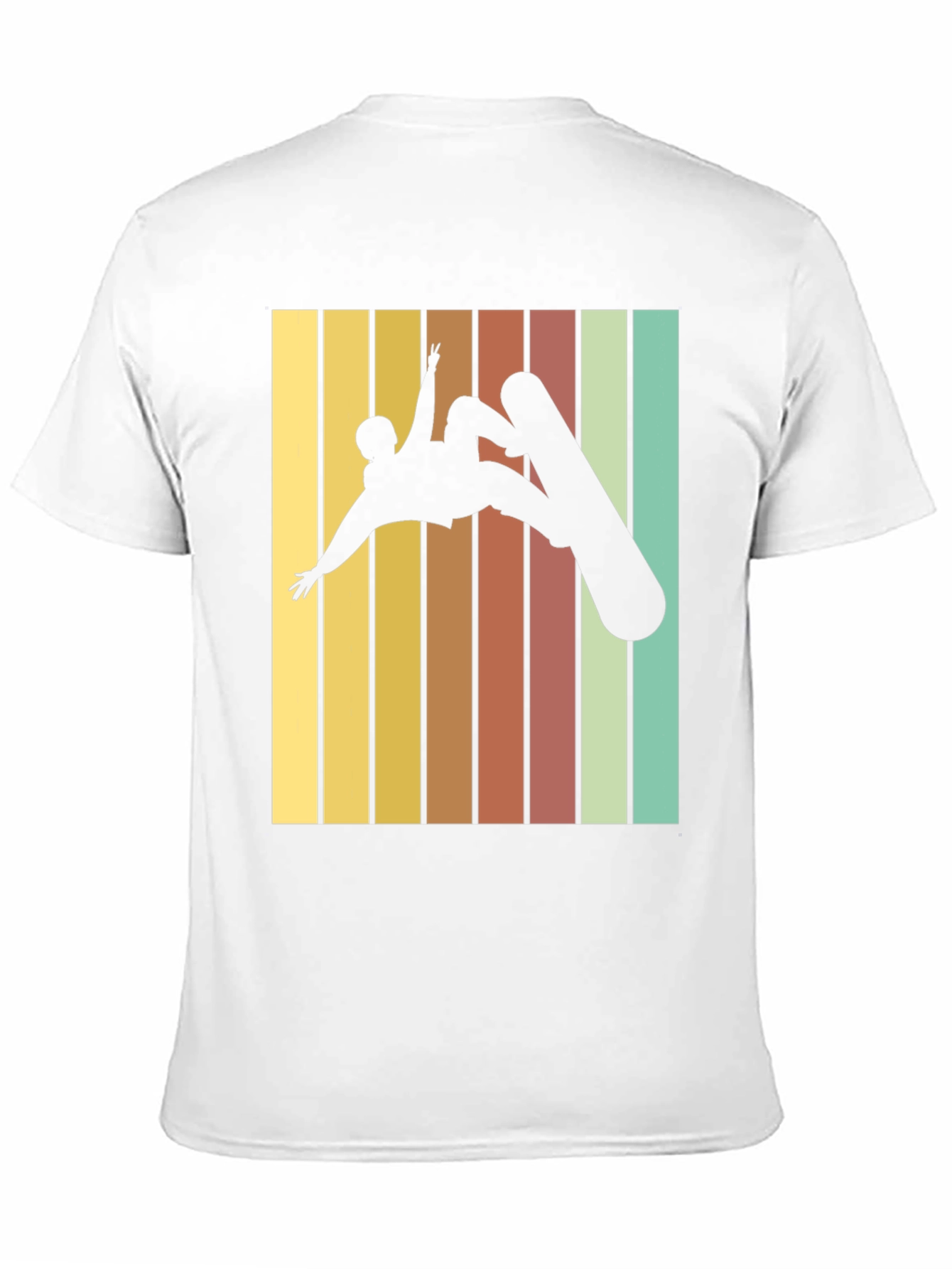 Retro Snowboarder Graphic Tee - Black