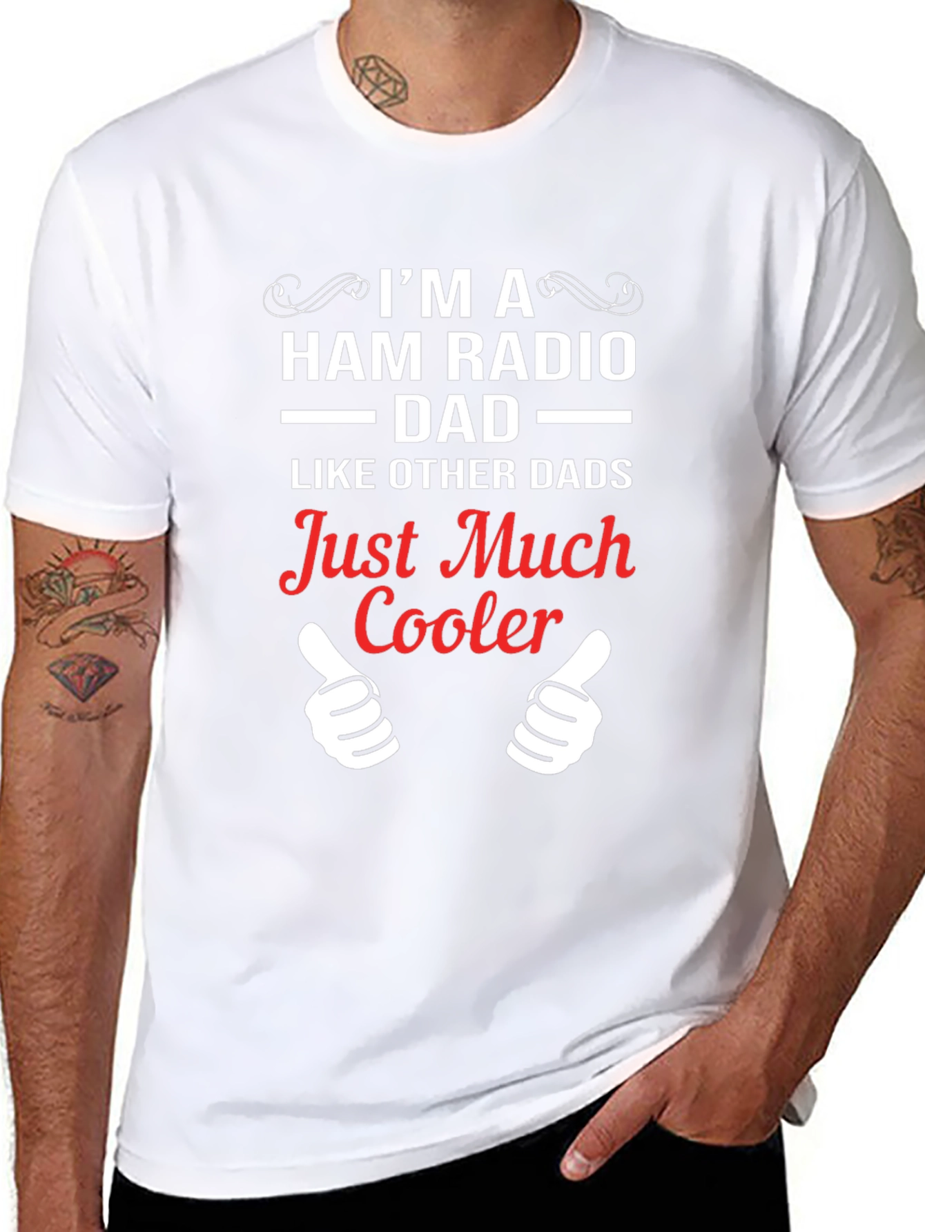 Ham Radio Dad T-Shirt - Just Much Cooler