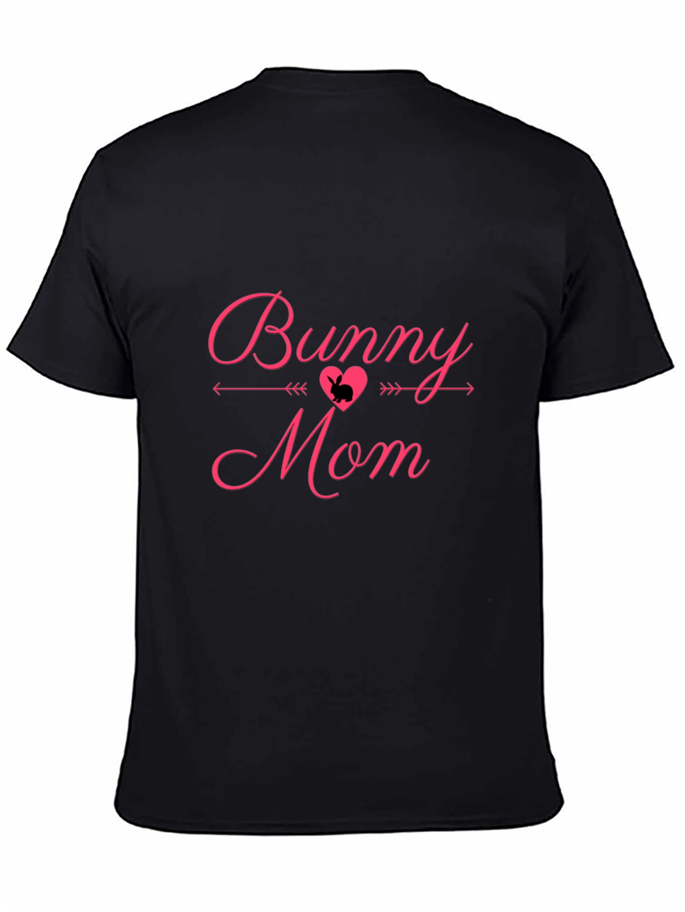 Bunny Mom Black Graphic Tee