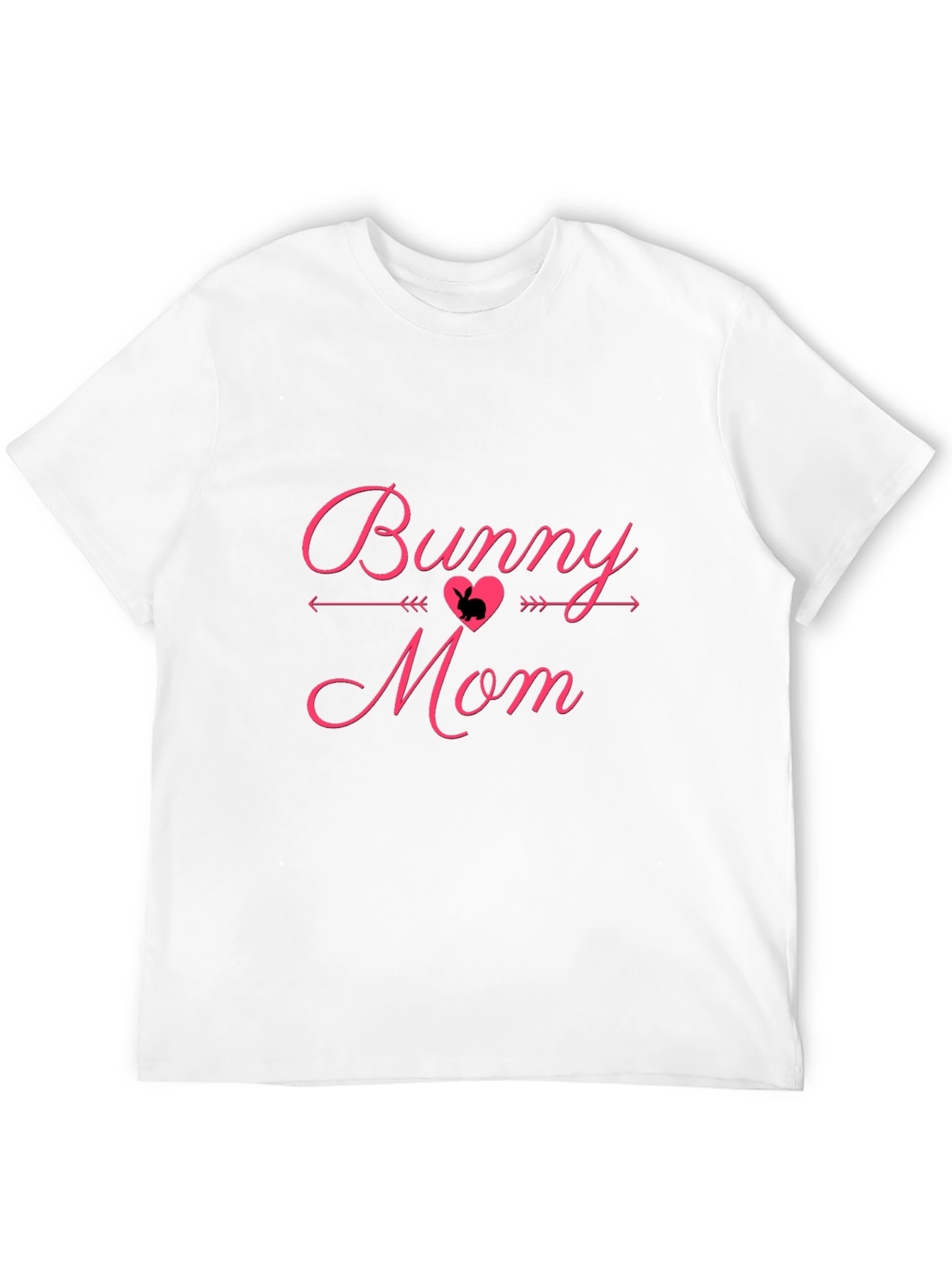 Bunny Mom Black Graphic Tee