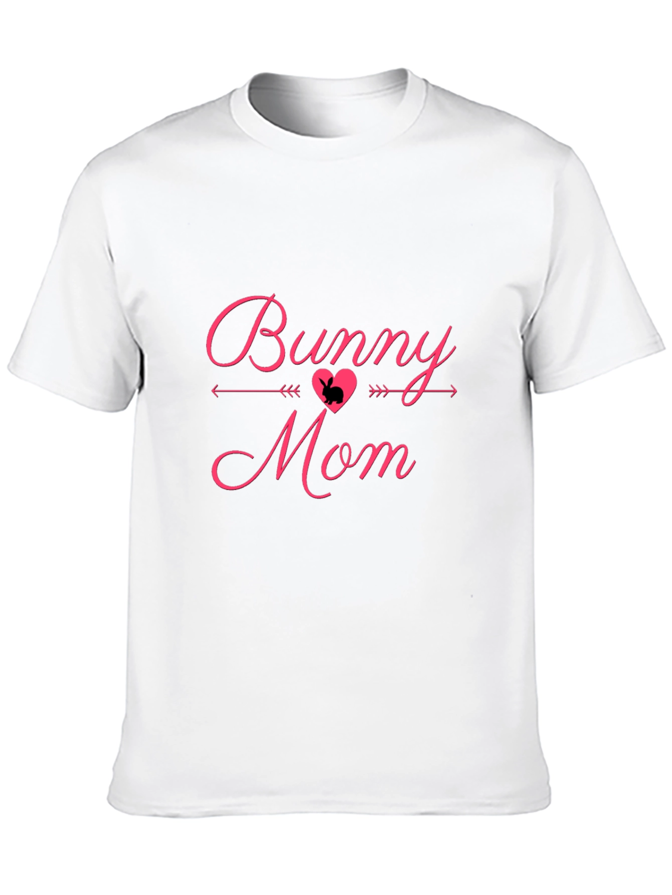 Bunny Mom Black Graphic Tee