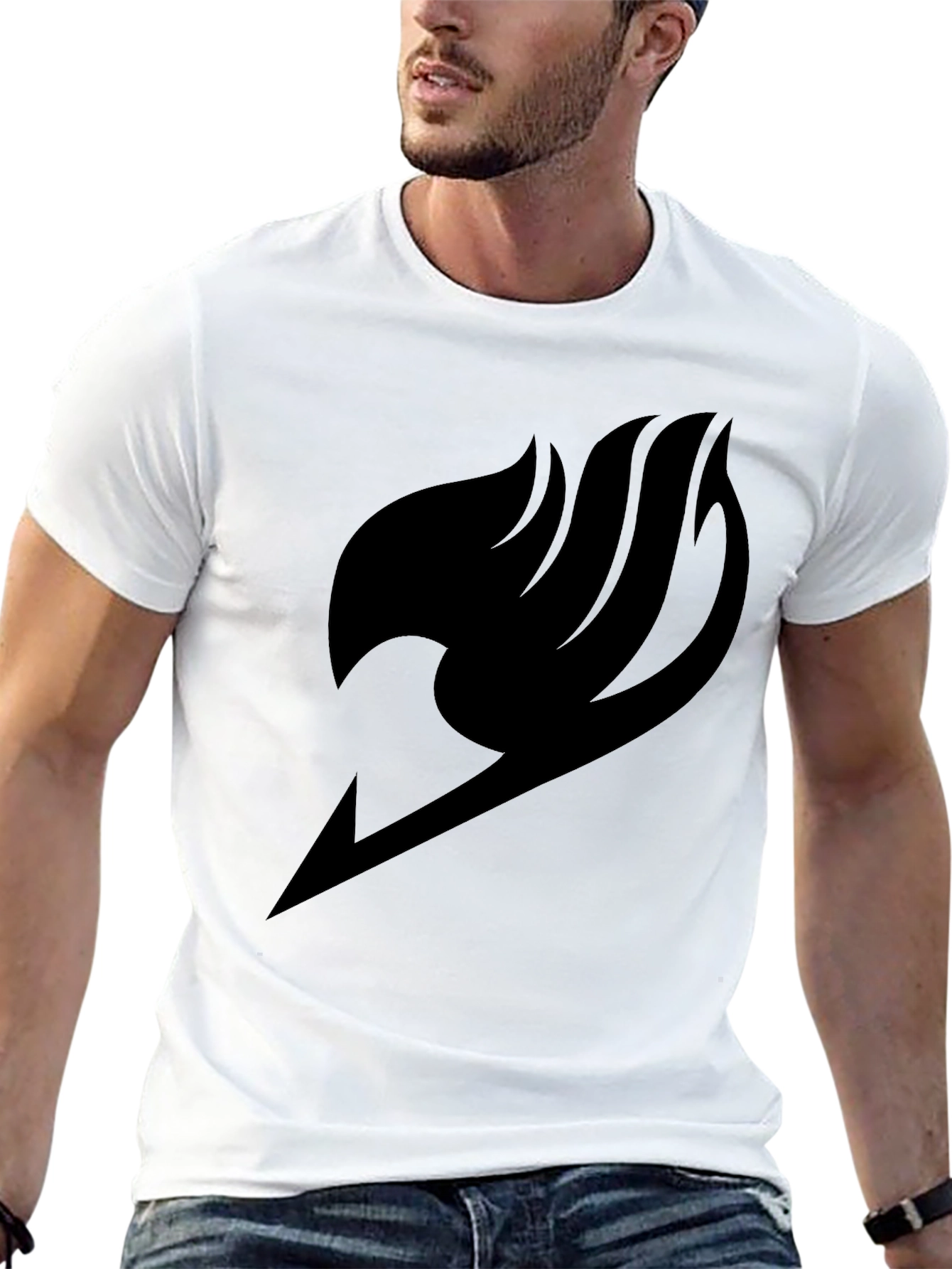 Fairy Tail Anime Logo Black T-Shirt