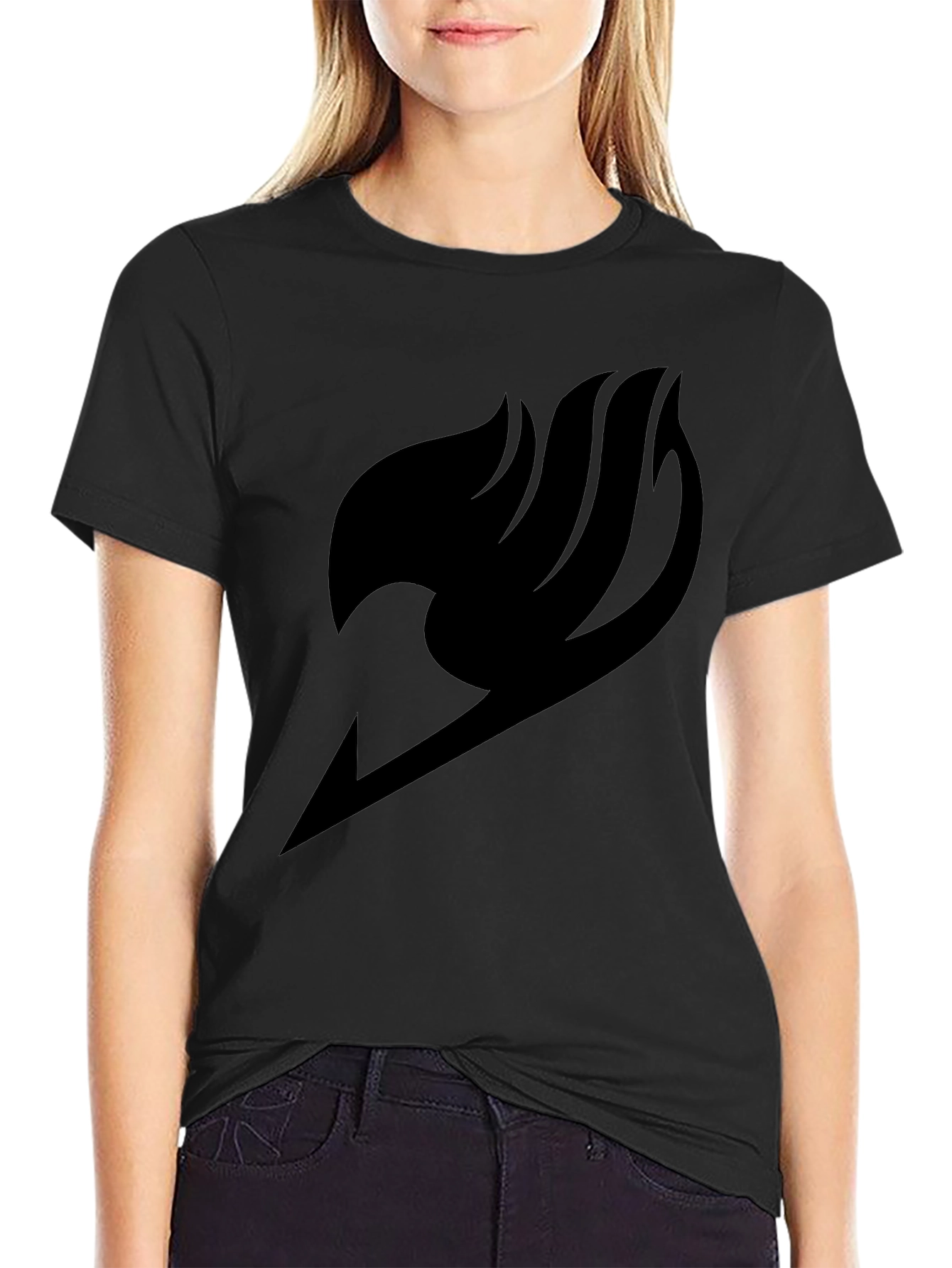 Fairy Tail Anime Logo Black T-Shirt