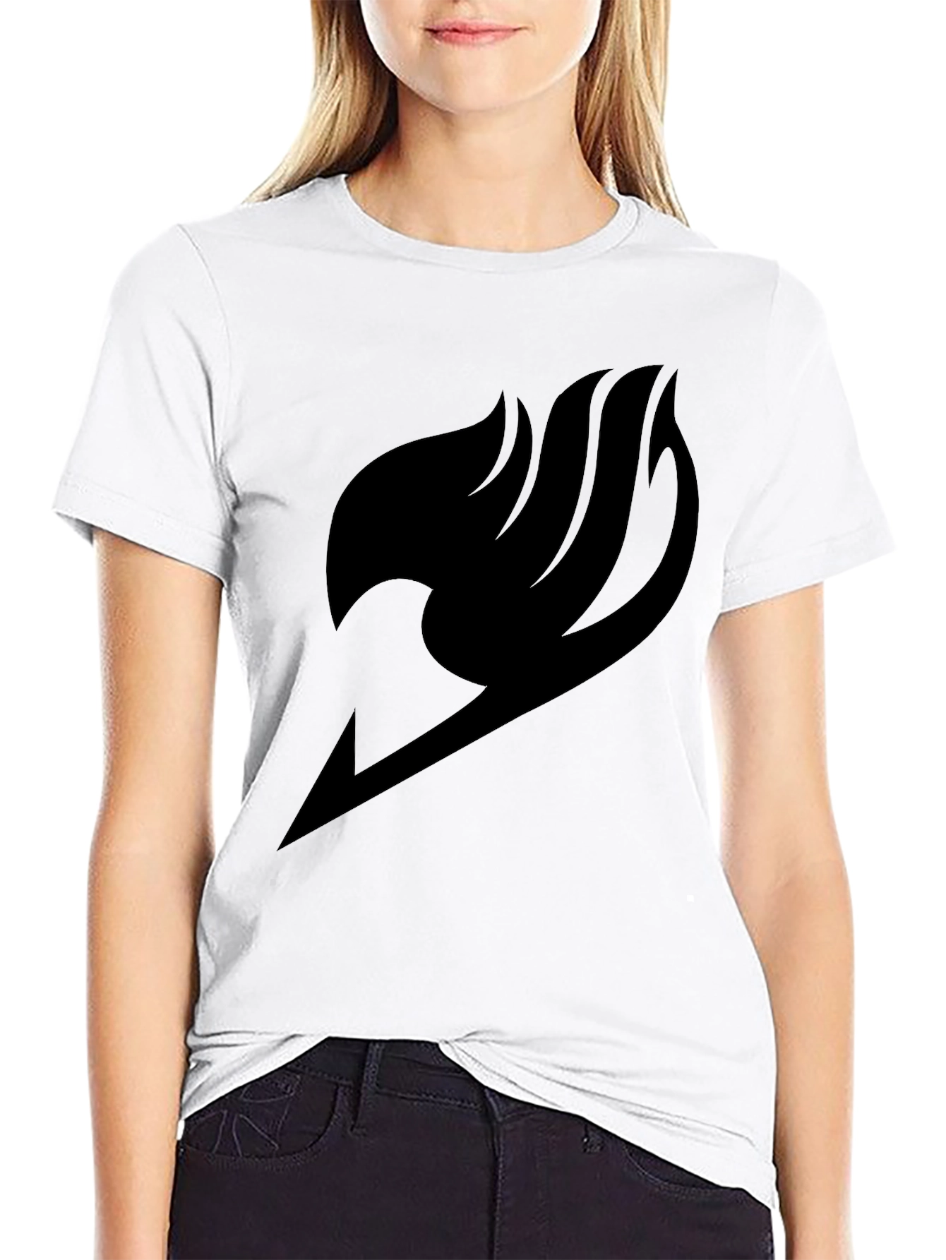 Fairy Tail Anime Logo Black T-Shirt