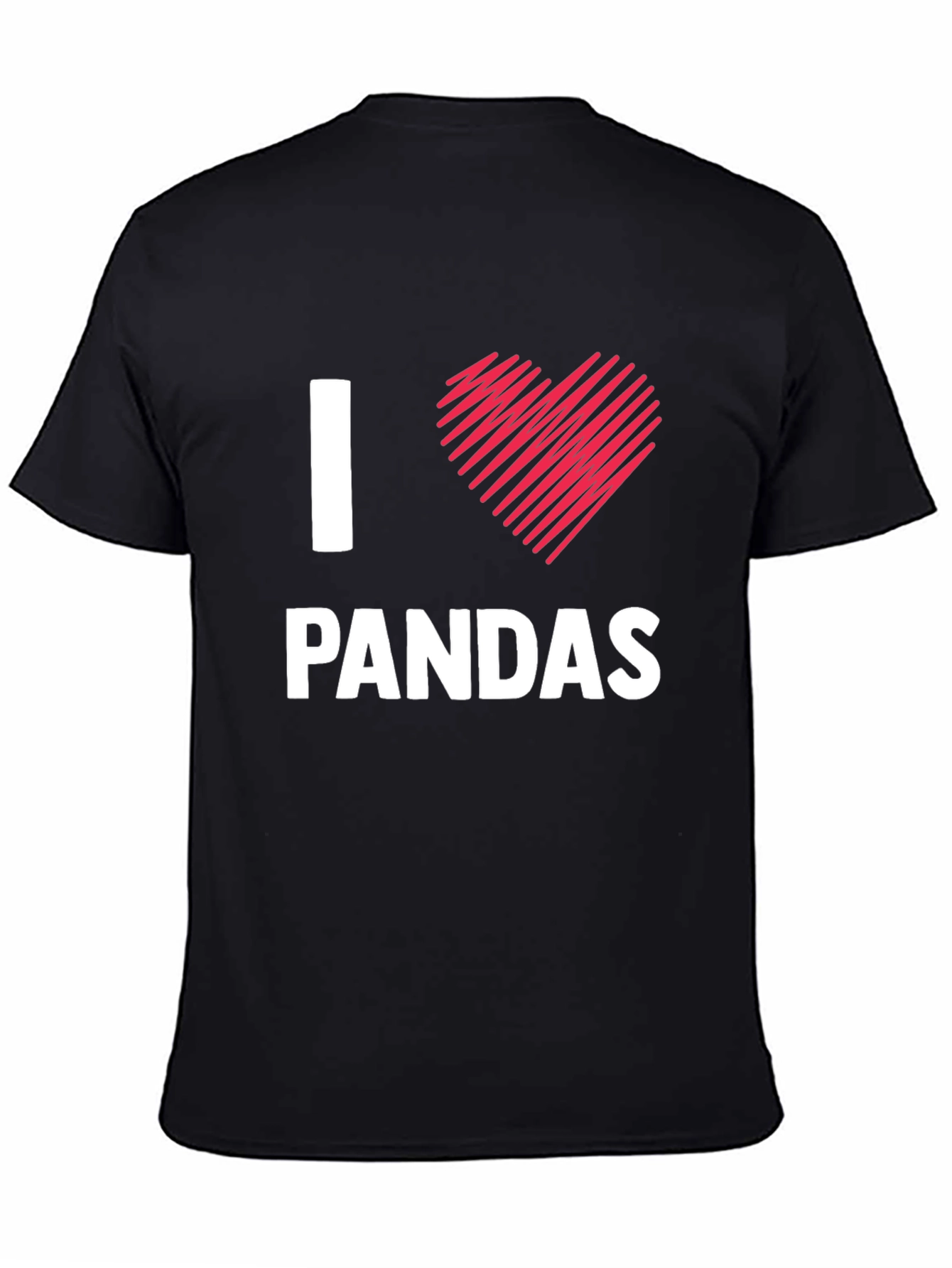 I Love Pandas T-Shirt - Cute Animal Tee