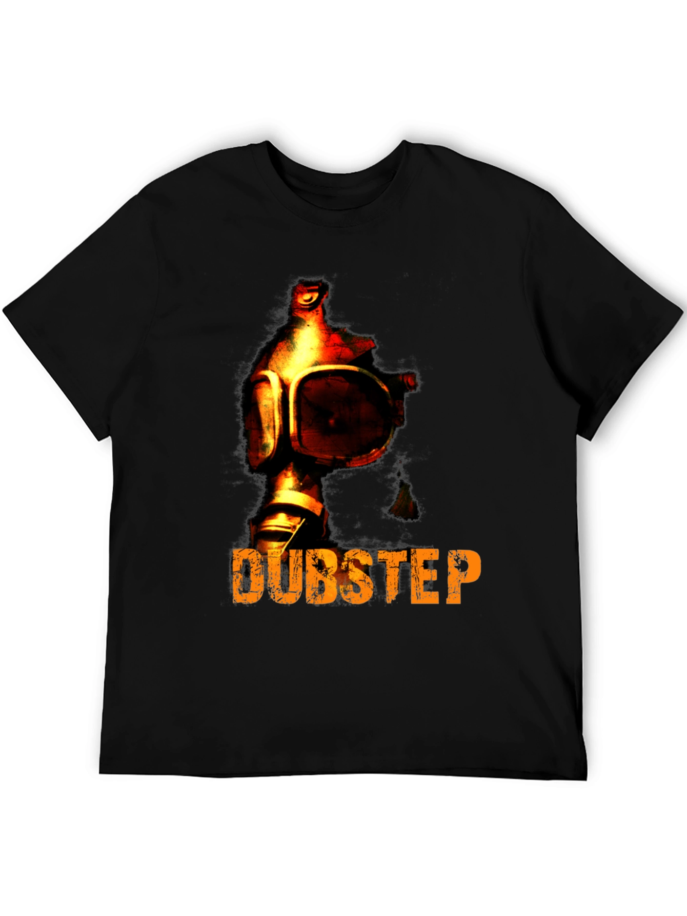 Dubstep Gas Mask Graphic T-Shirt