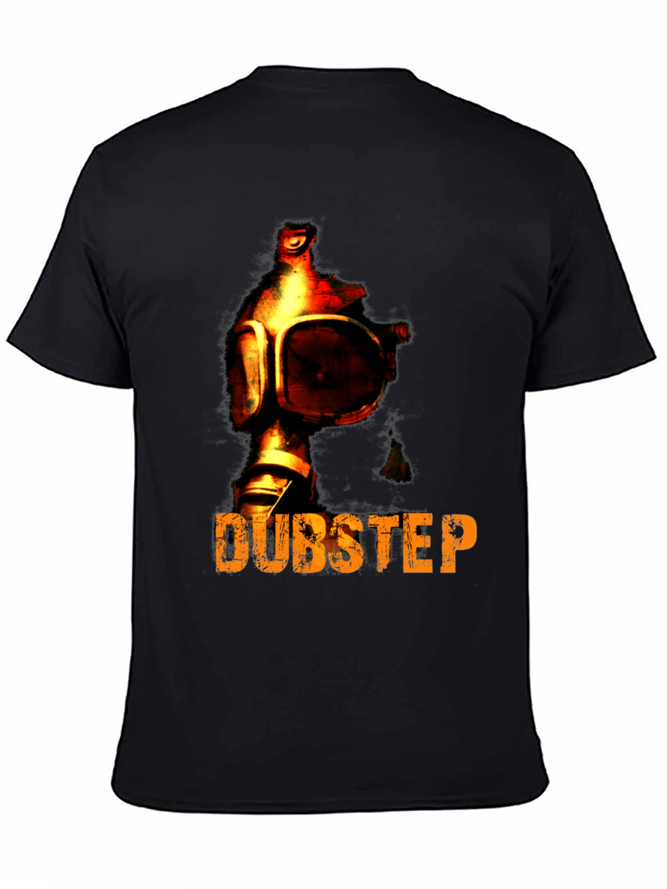 Dubstep Gas Mask Graphic T-Shirt