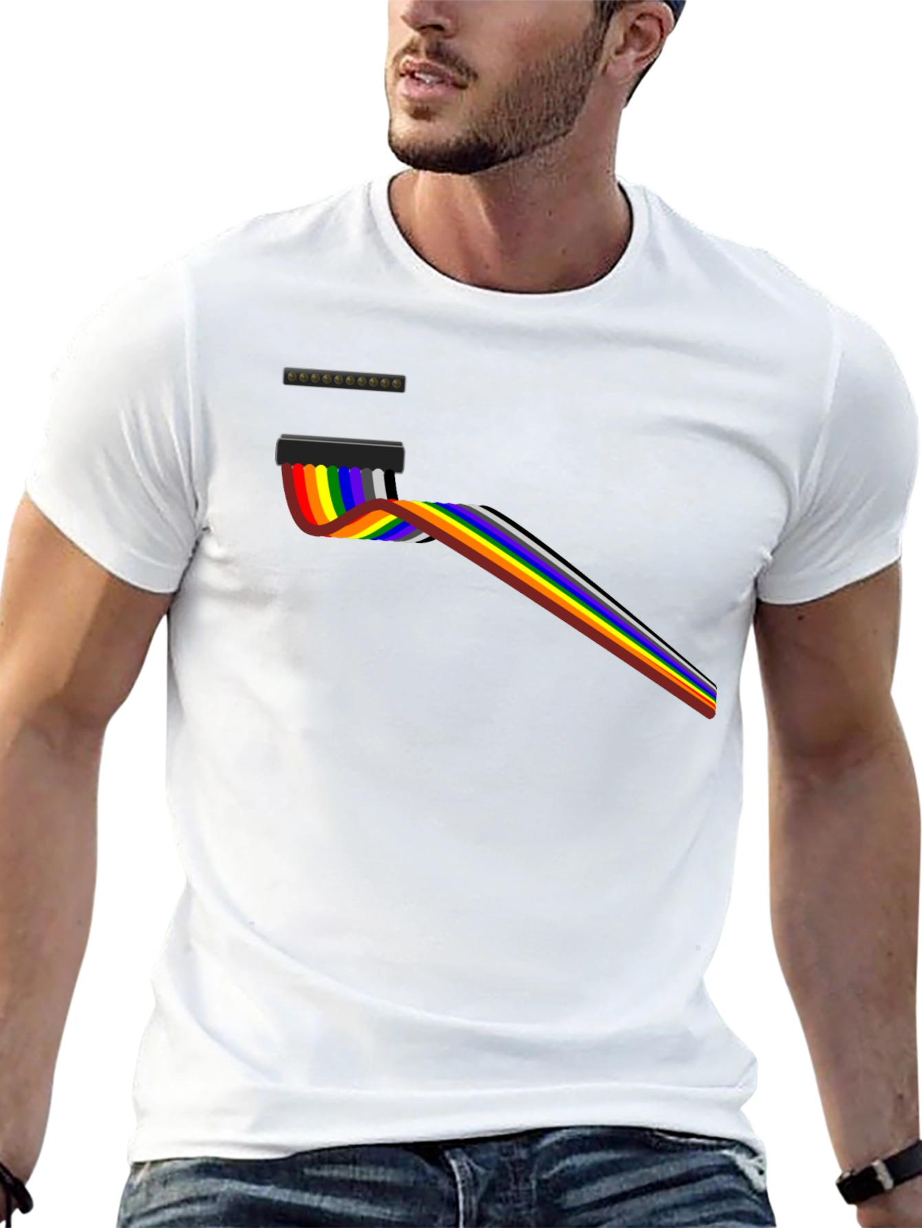 Rainbow Flow T-Shirt - Graphic Tee