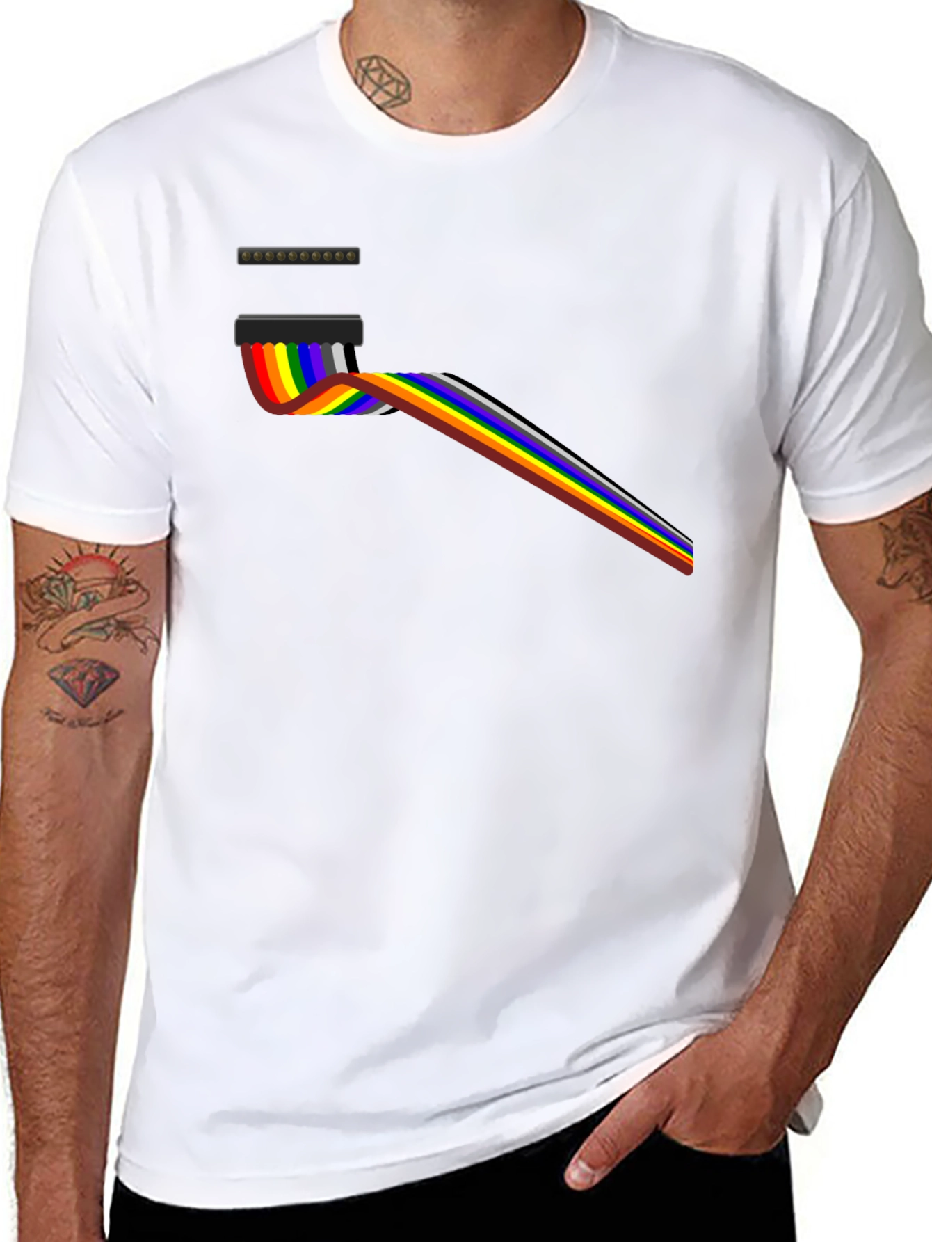 Rainbow Flow T-Shirt - Graphic Tee