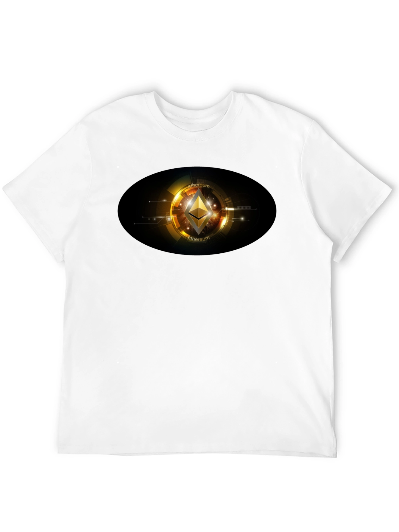 Ethereum Crypto Graphic Black T-Shirt
