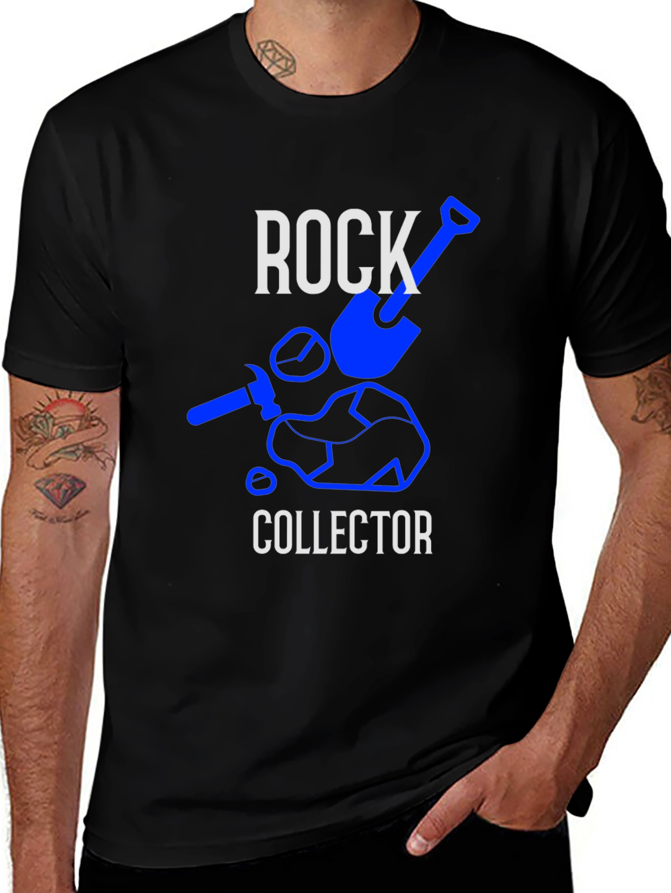 Rock Collector Graphic Tee - Hobbyist T-Shirt