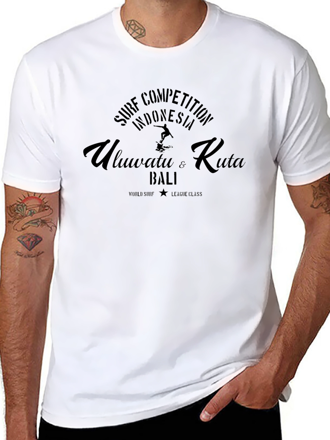 Surf Competition Indonesia Graphic Tee