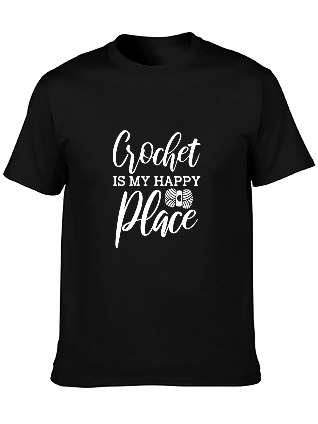 Crochet is My Happy Place Graphic Tee