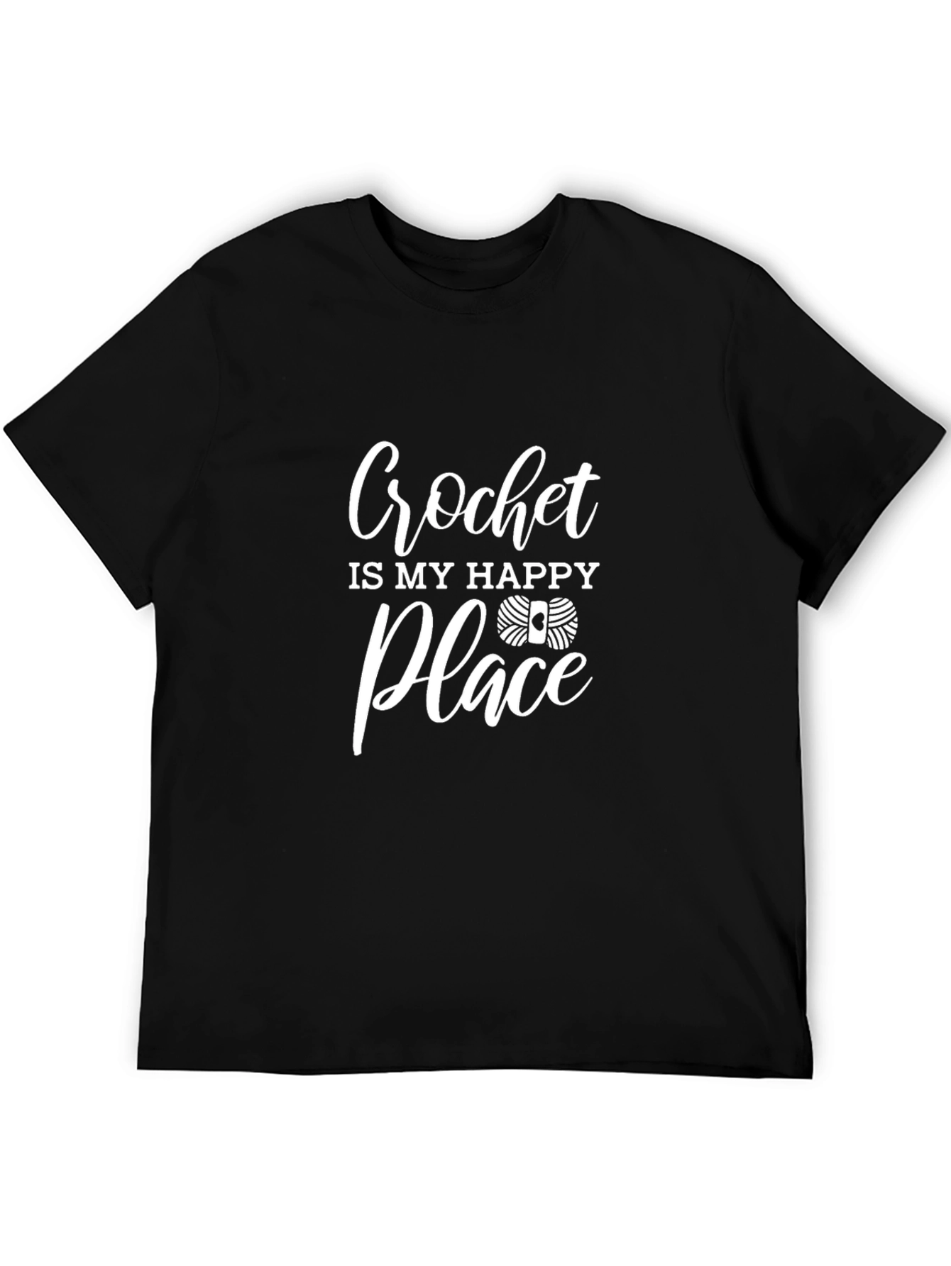 Crochet is My Happy Place Graphic Tee
