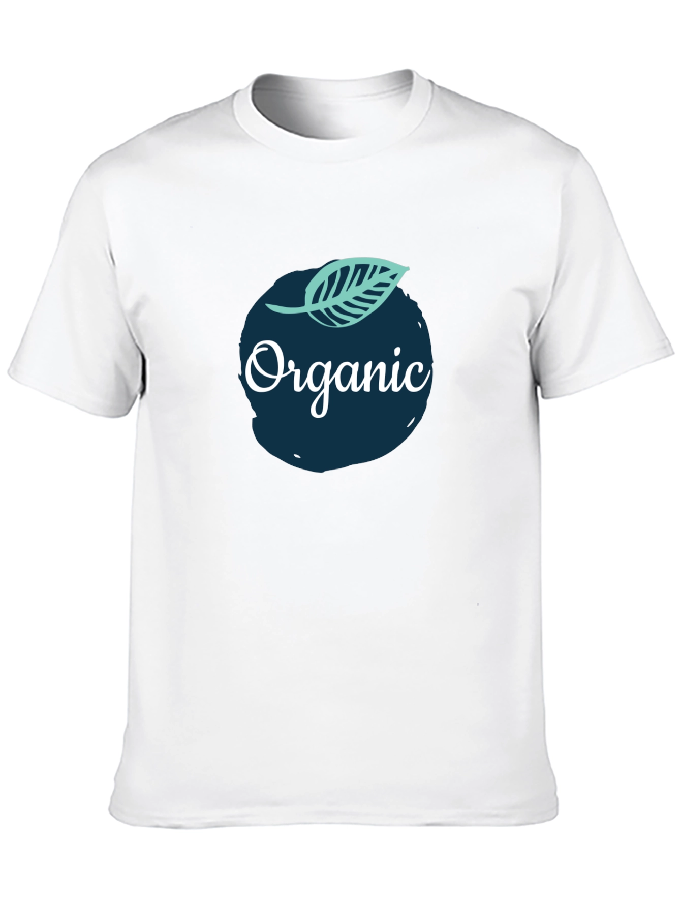 Organic Graphic Tee - Black Cotton T-Shirt