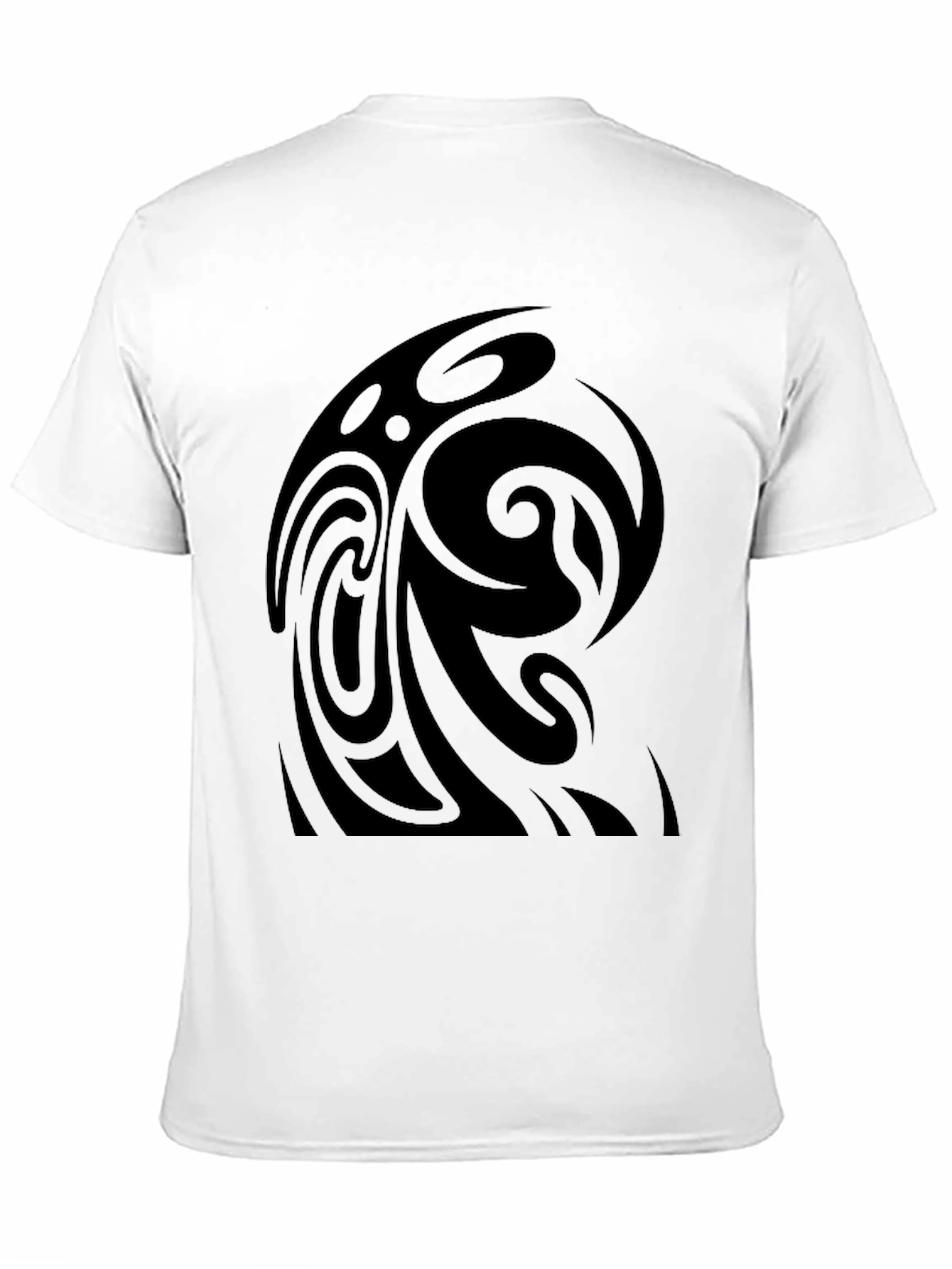 Tribal Swirl Black T-Shirt
