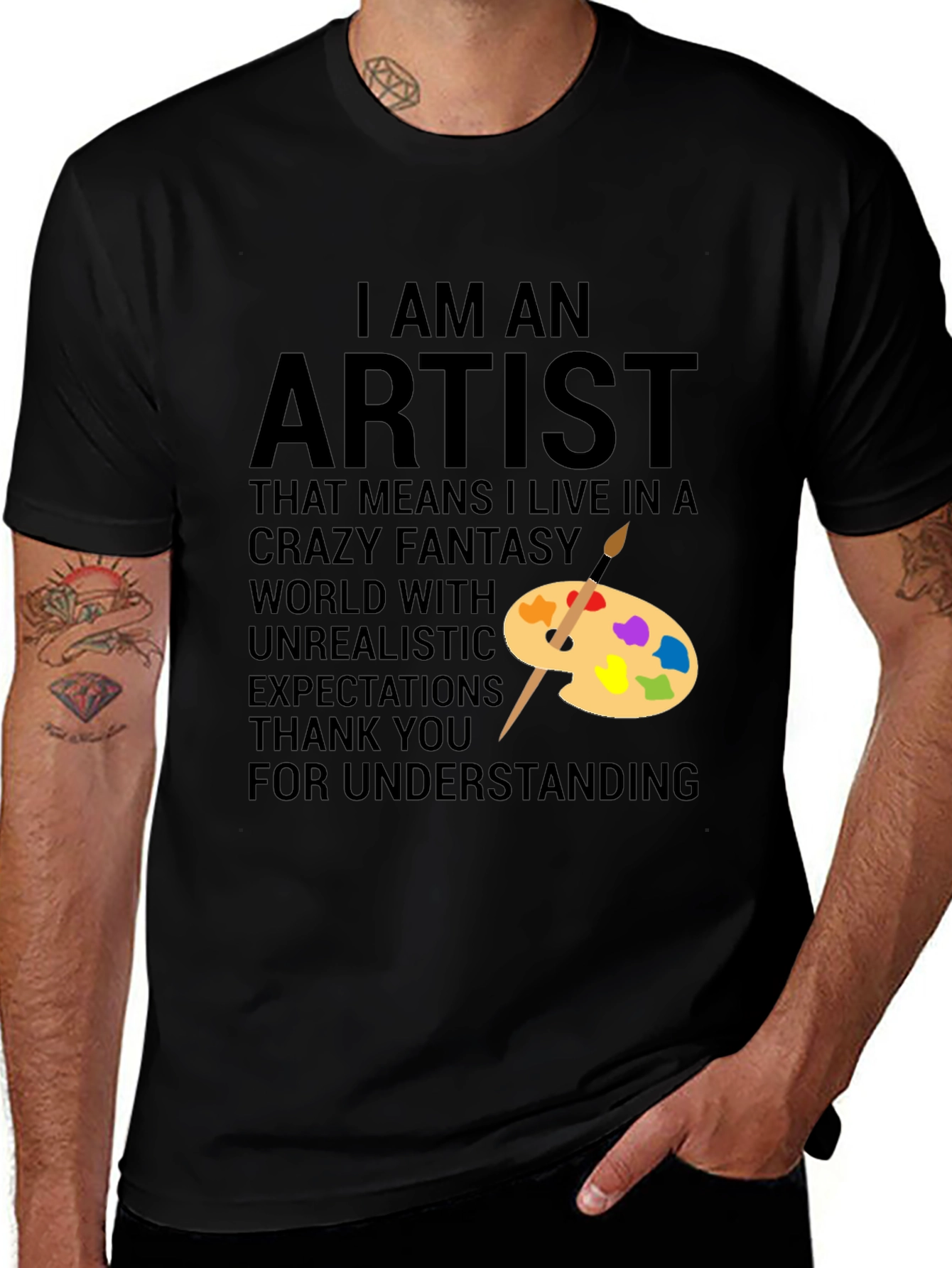 I Am An Artist T-Shirt - Creative Apparel