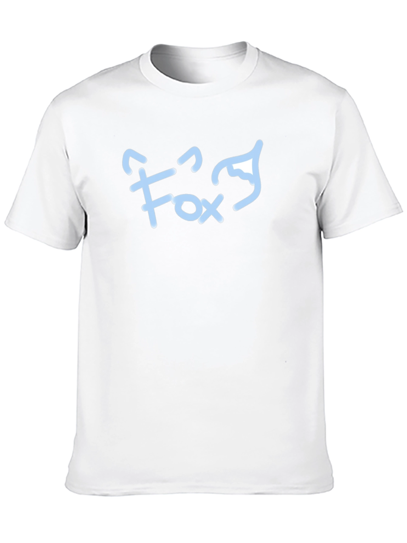 Fox Graphic Tee - Black Cotton Blend