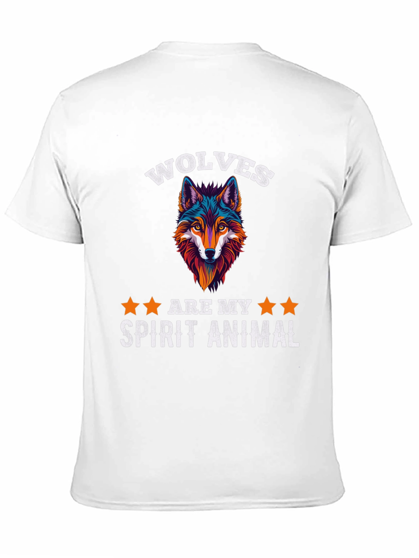 Wolf Spirit Animal Graphic Tee - Stylish Comfort