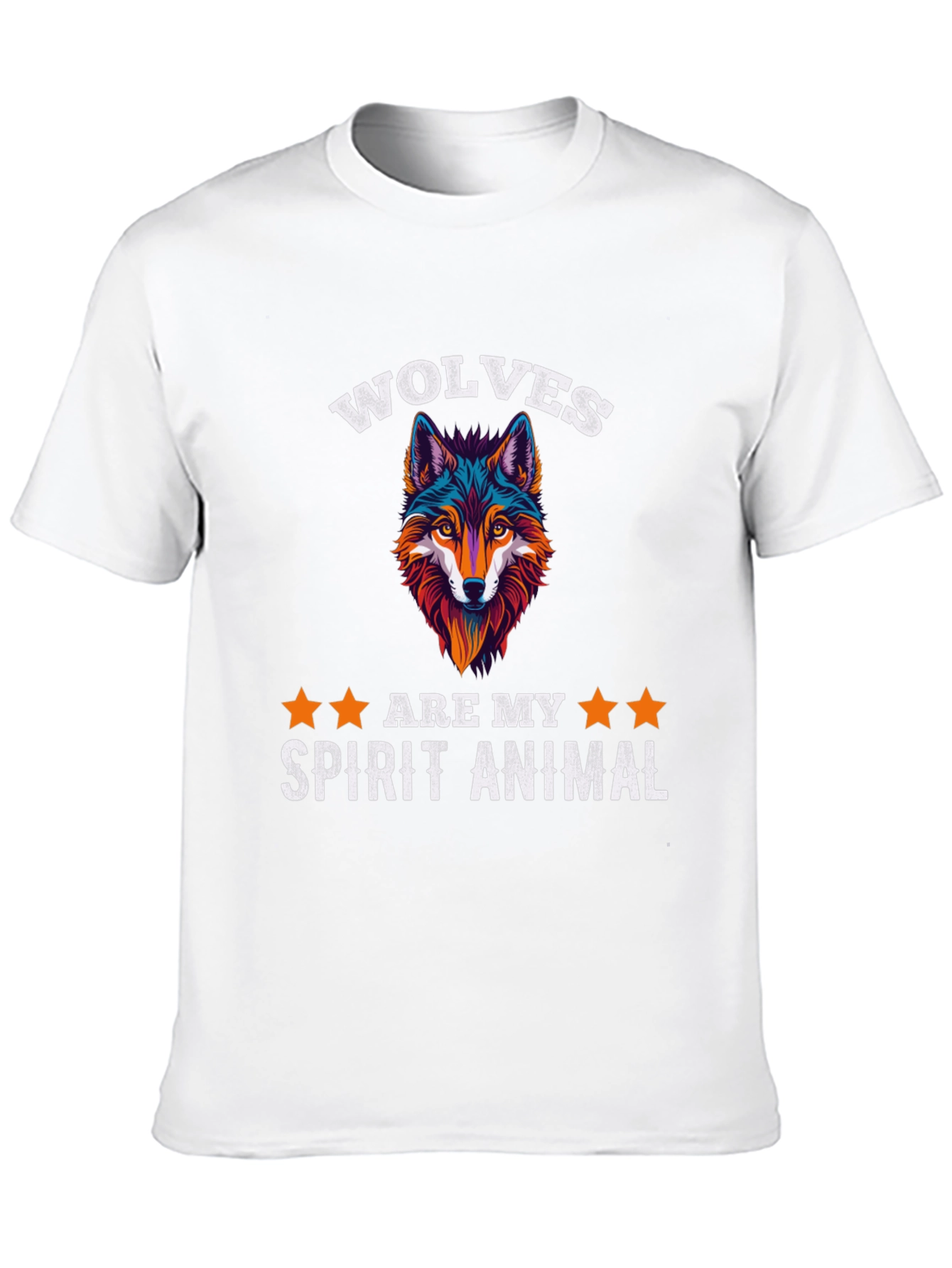 Wolf Spirit Animal Graphic Tee - Stylish Comfort