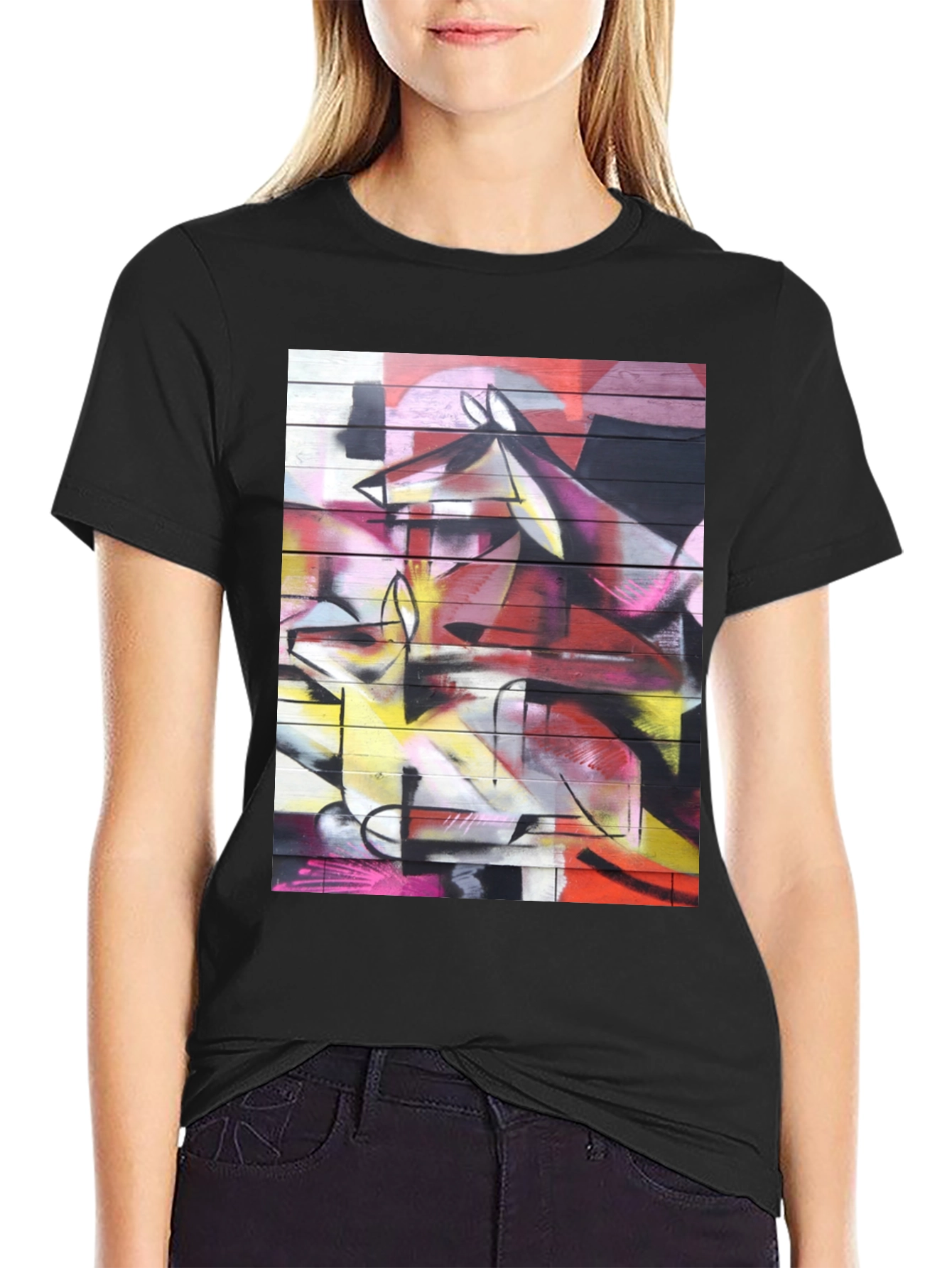 Abstract Graffiti Art Graphic T-Shirt