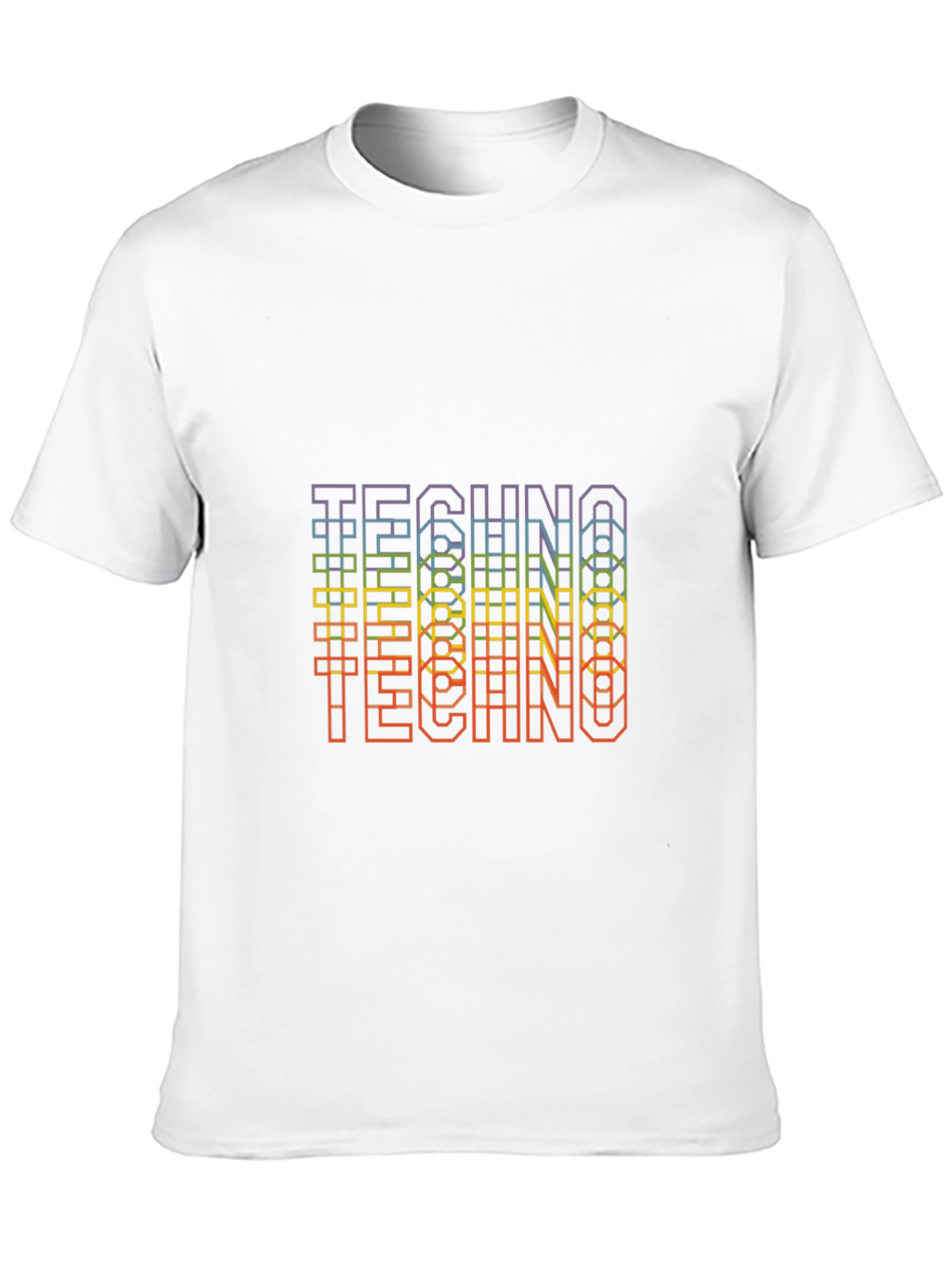 Rainbow Techno T-Shirt - EDM Rave Music Tee