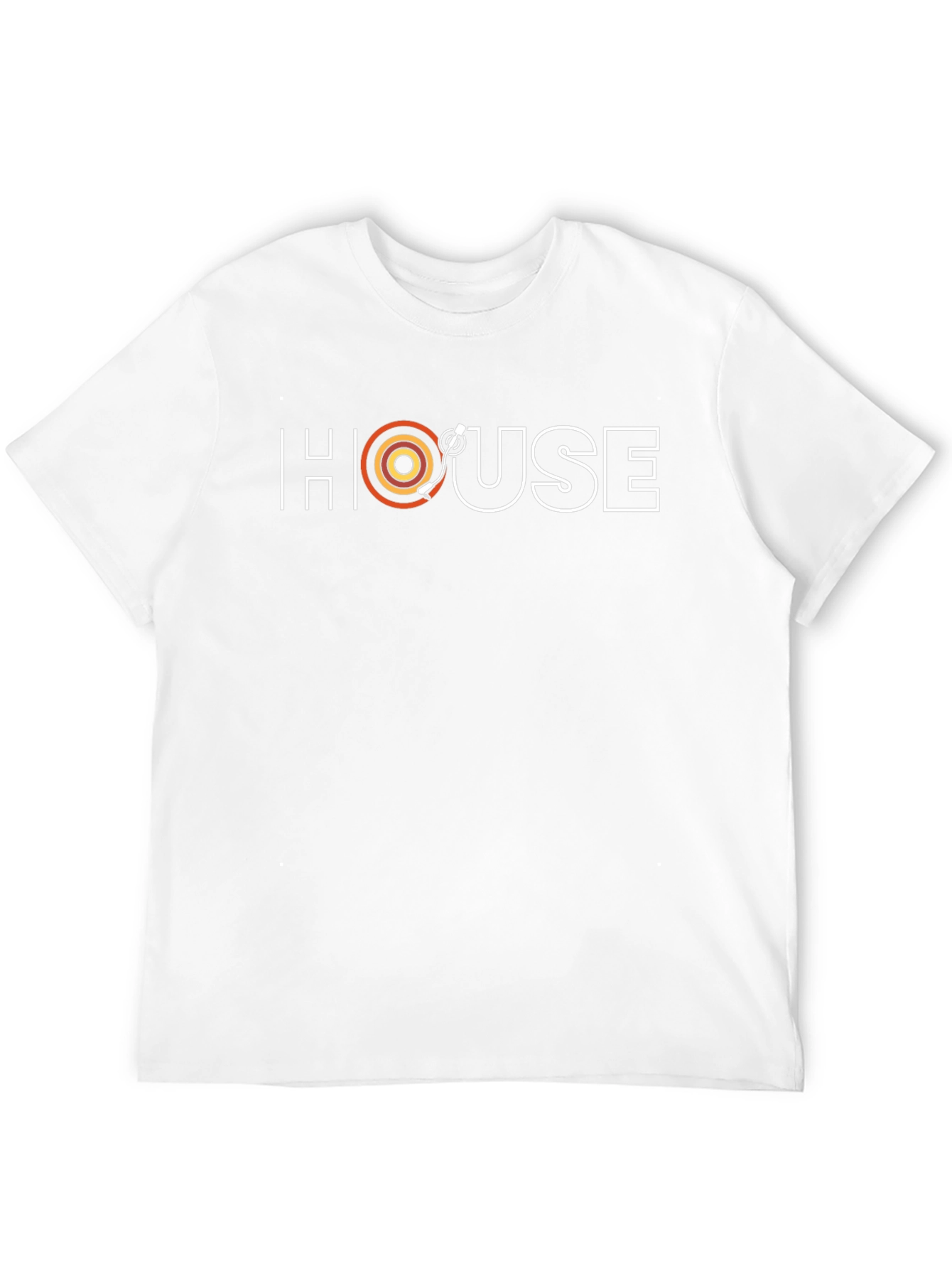House Music T-Shirt - Retro Vinyl Design