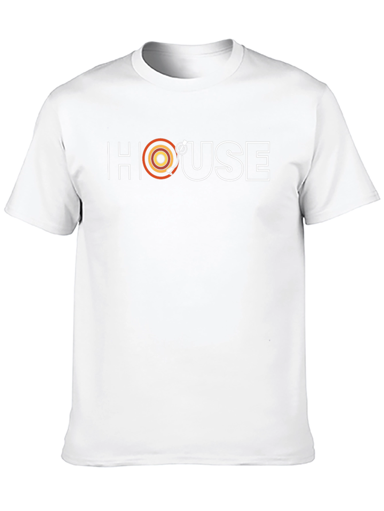 House Music T-Shirt - Retro Vinyl Design