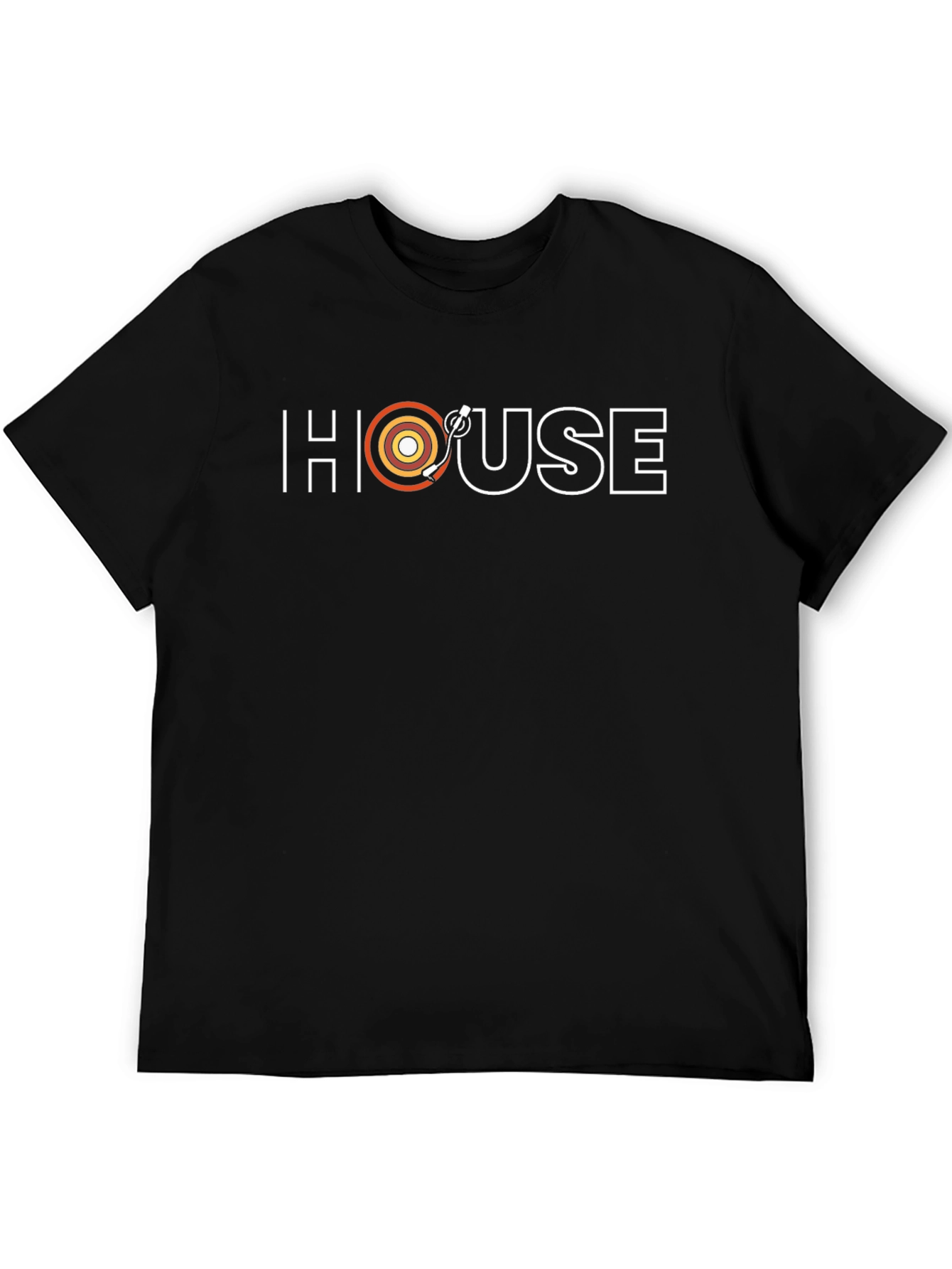 House Music T-Shirt - Retro Vinyl Design