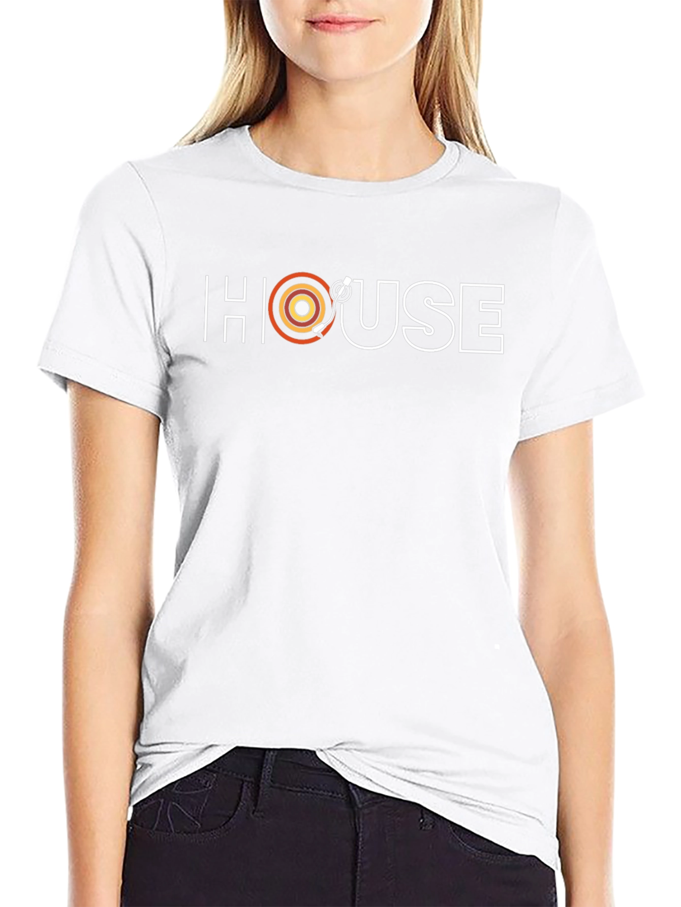 House Music T-Shirt - Retro Vinyl Design