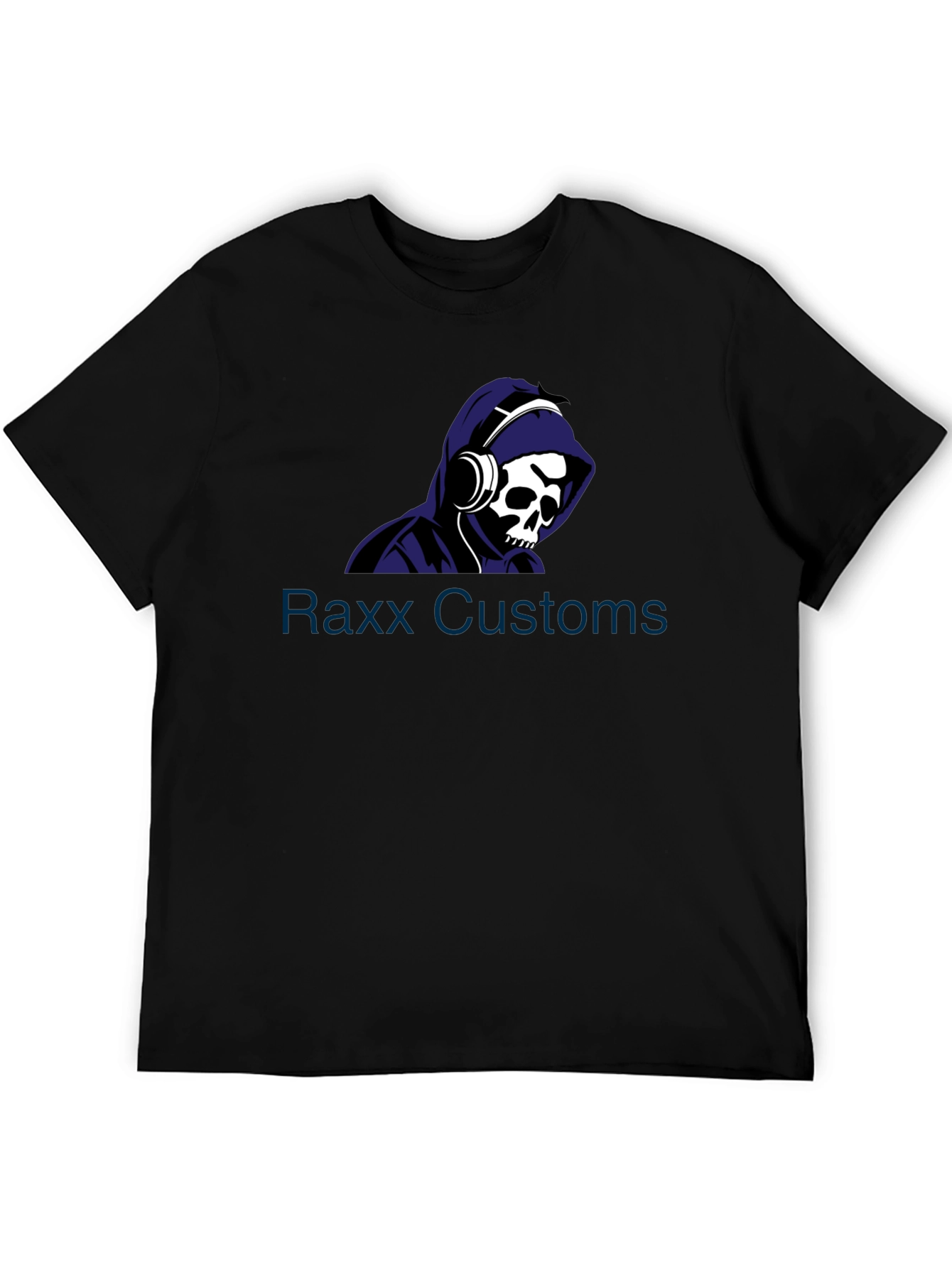 Skull Hoodie Graphic Tee - Raxx Customs