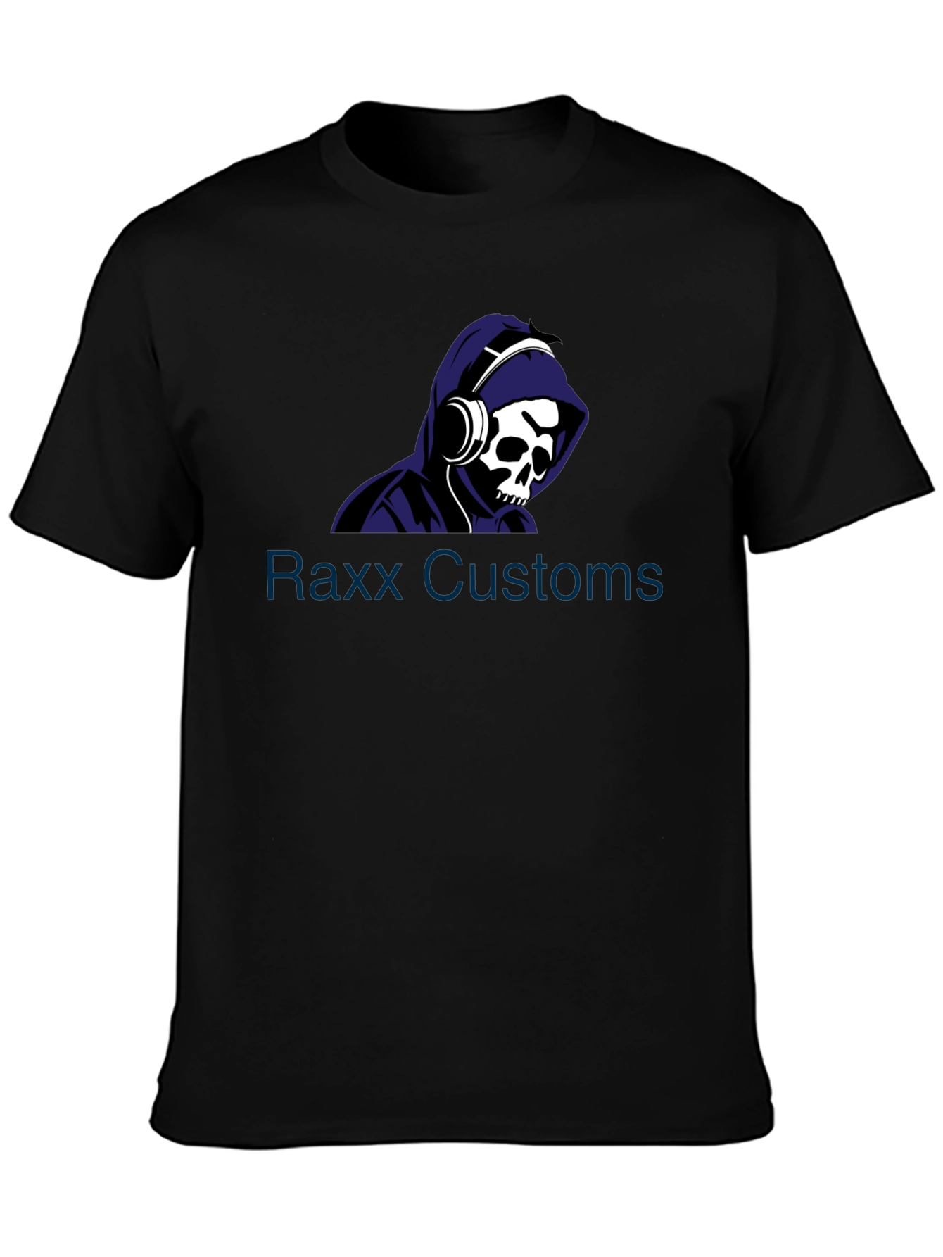 Skull Hoodie Graphic Tee - Raxx Customs