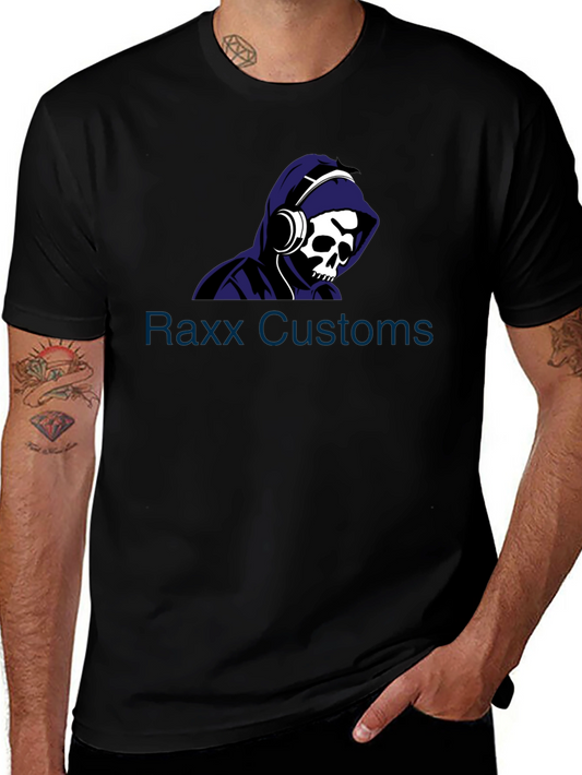 Skull Hoodie Graphic Tee - Raxx Customs