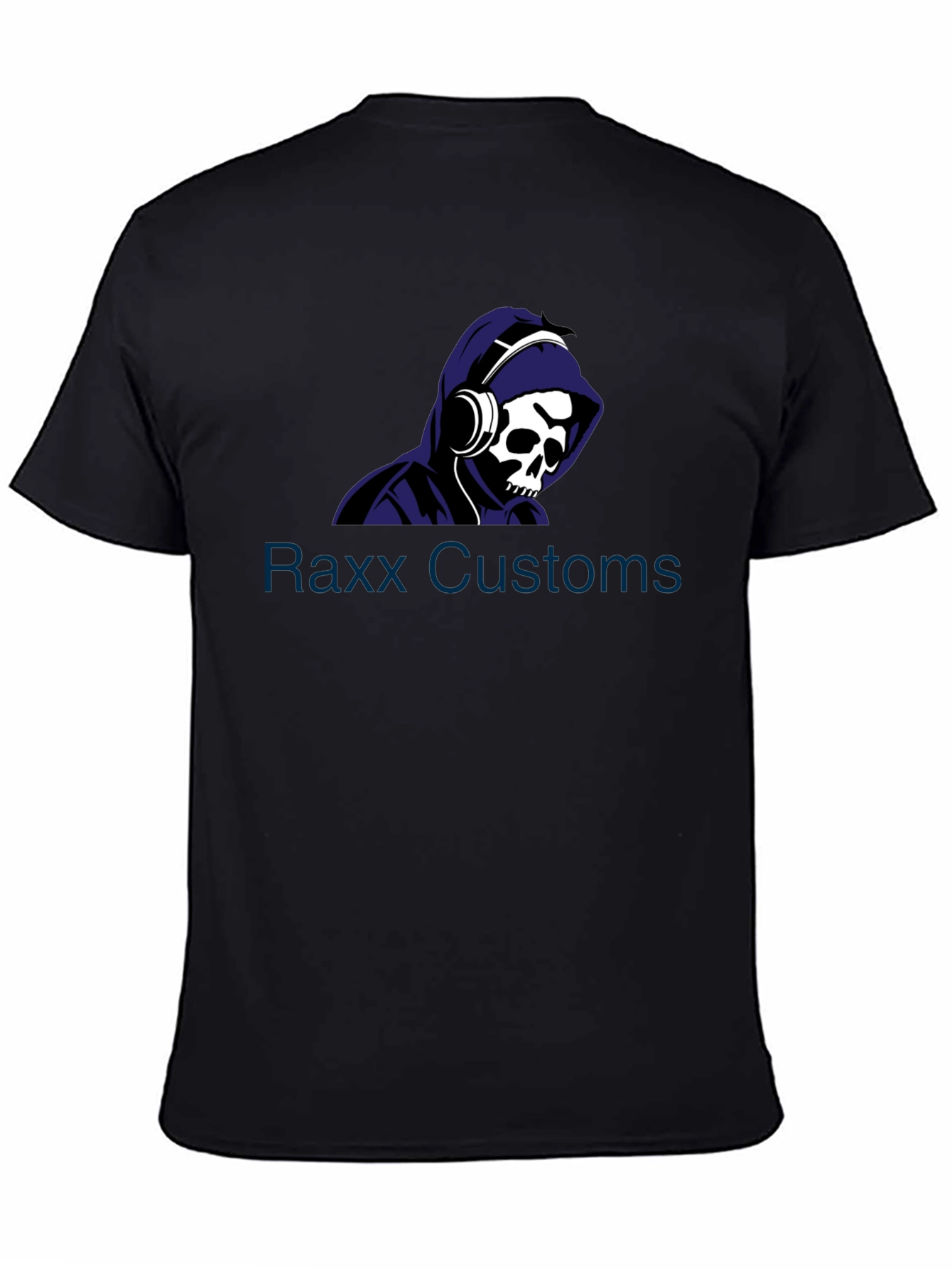 Skull Hoodie Graphic Tee - Raxx Customs