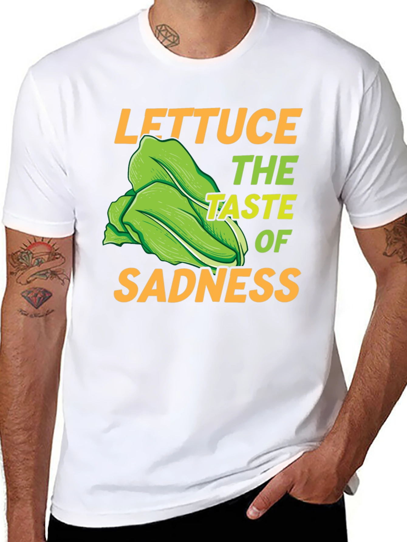Lettuce Taste of Sadness Graphic T-Shirt