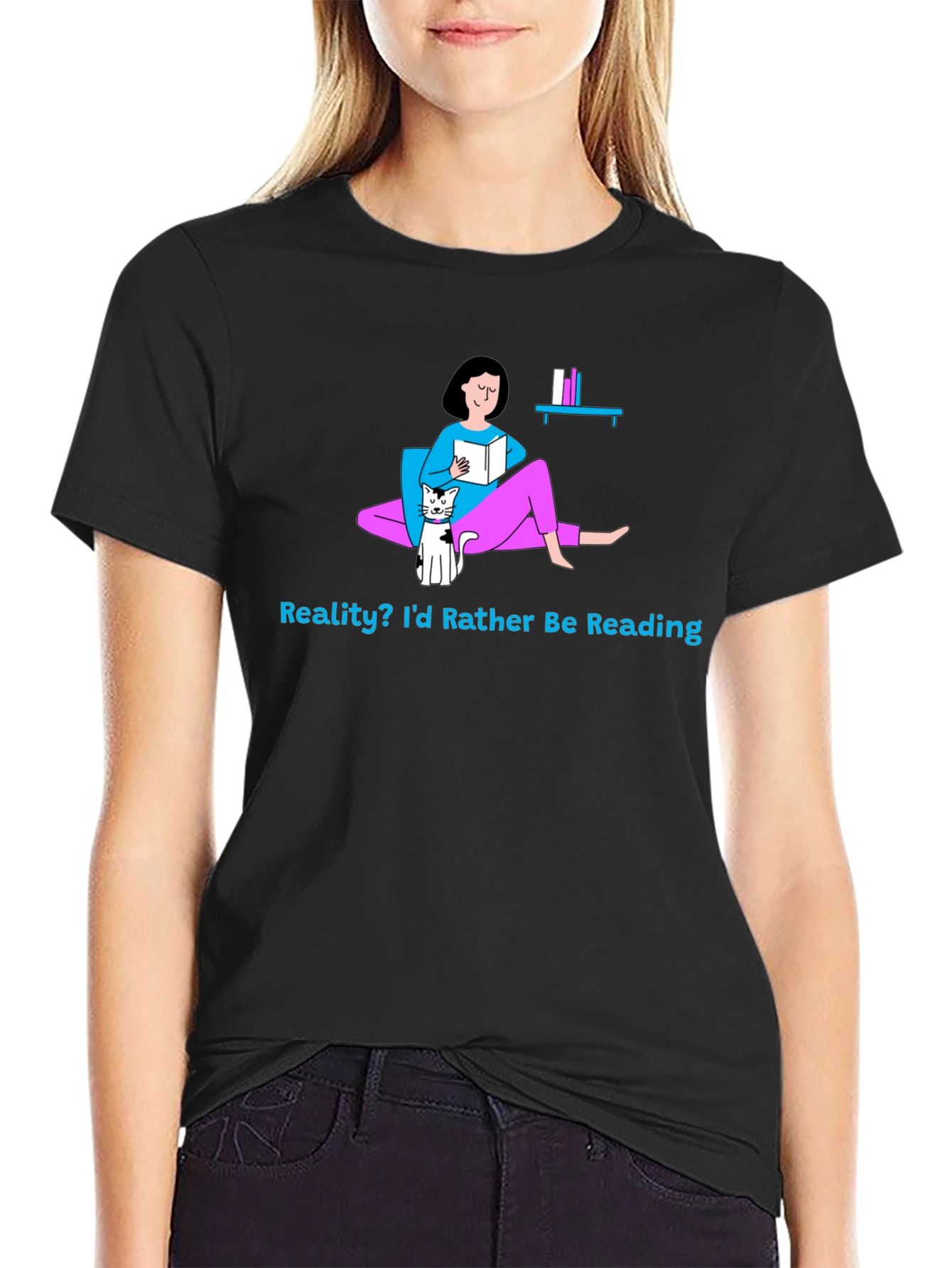 Reality? Id Rather Be Reading Graphic T-Shirt