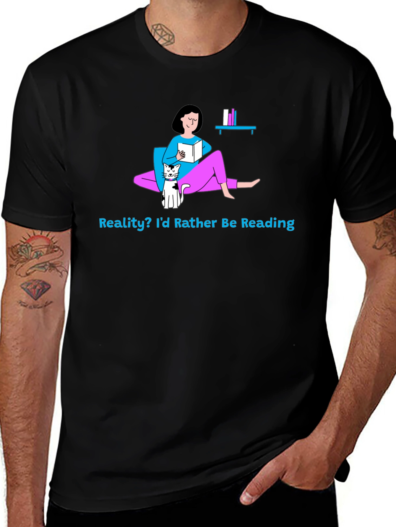 Reality? Id Rather Be Reading Graphic T-Shirt