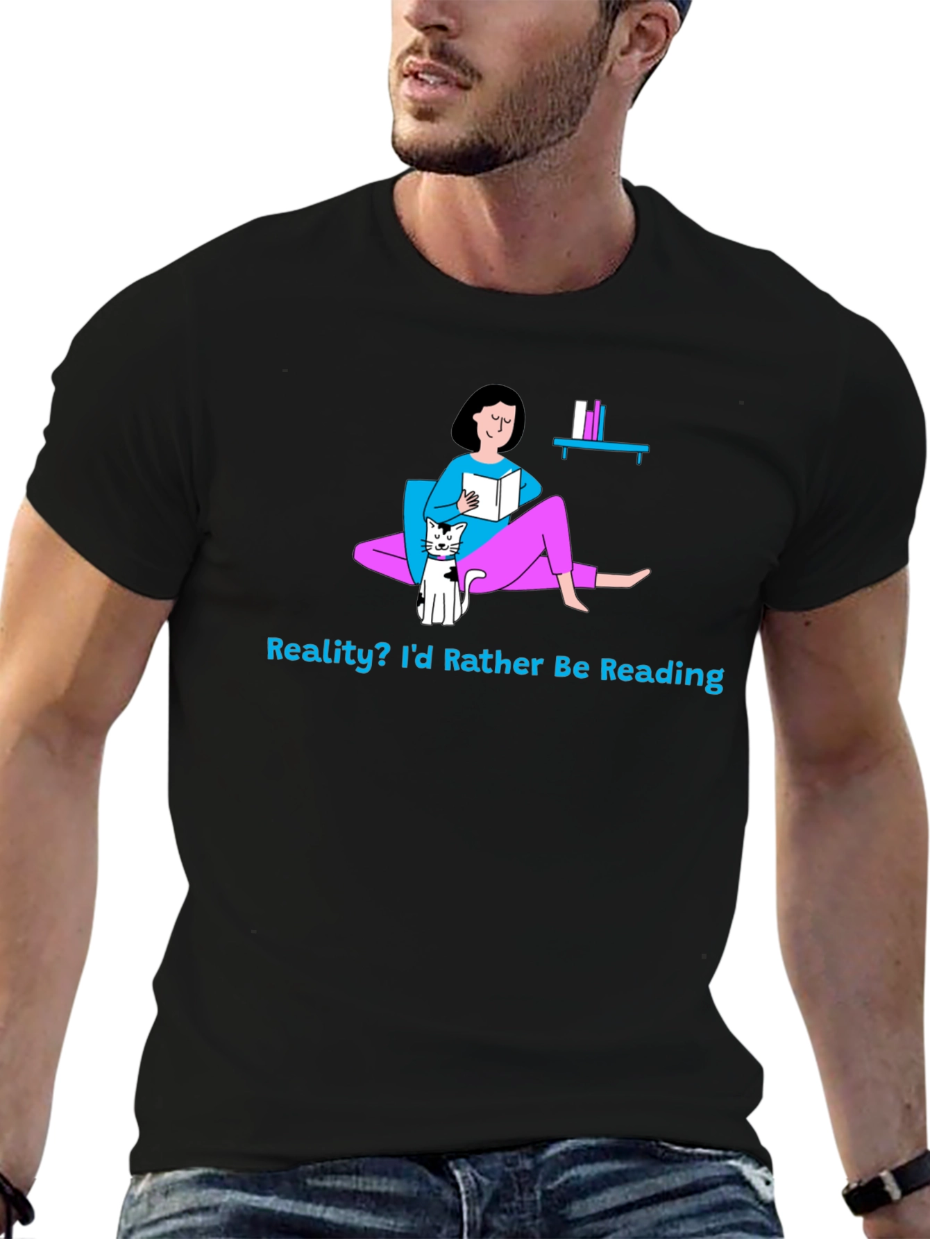Reality? Id Rather Be Reading Graphic T-Shirt