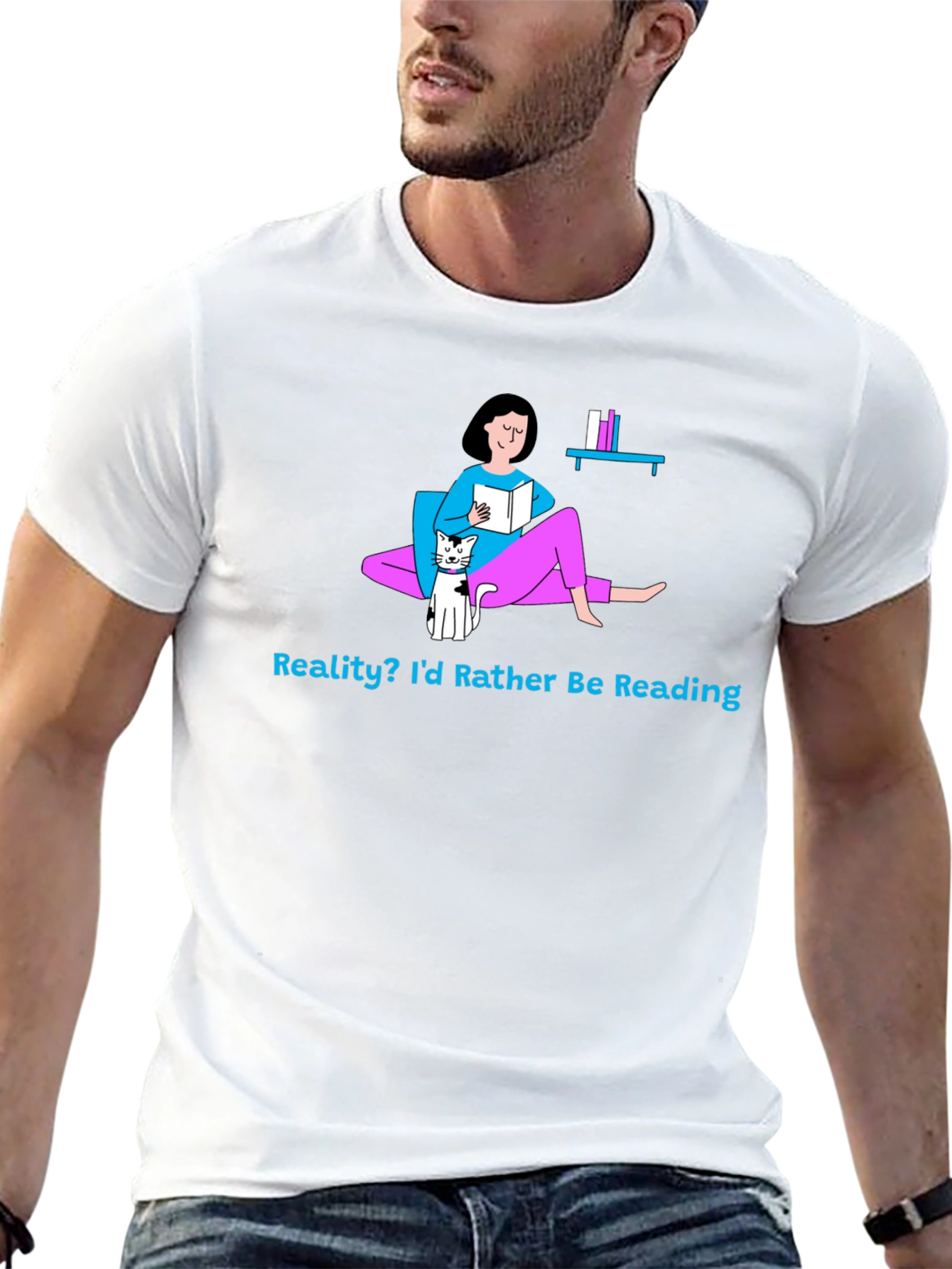 Reality? Id Rather Be Reading Graphic T-Shirt