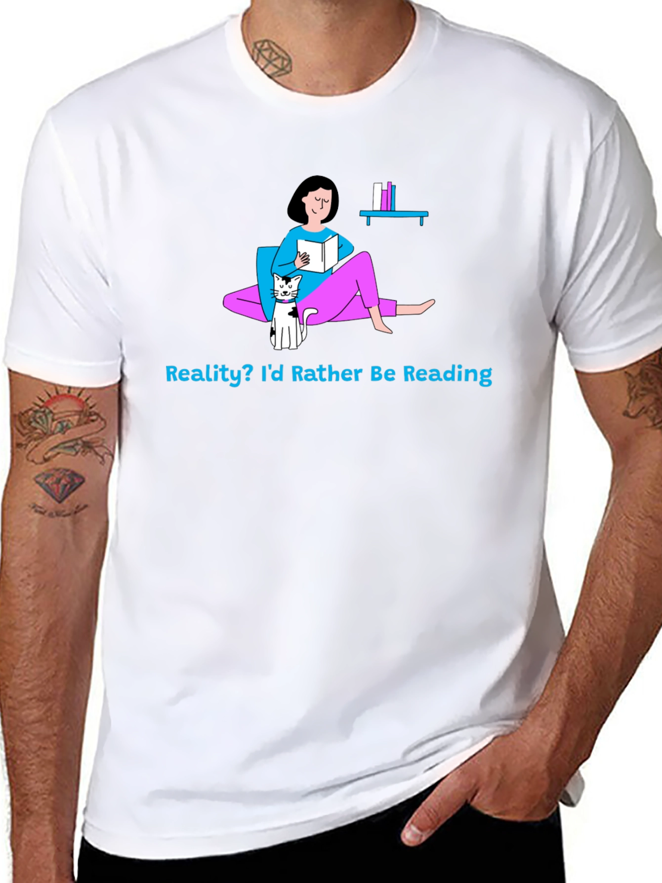 Reality? Id Rather Be Reading Graphic T-Shirt