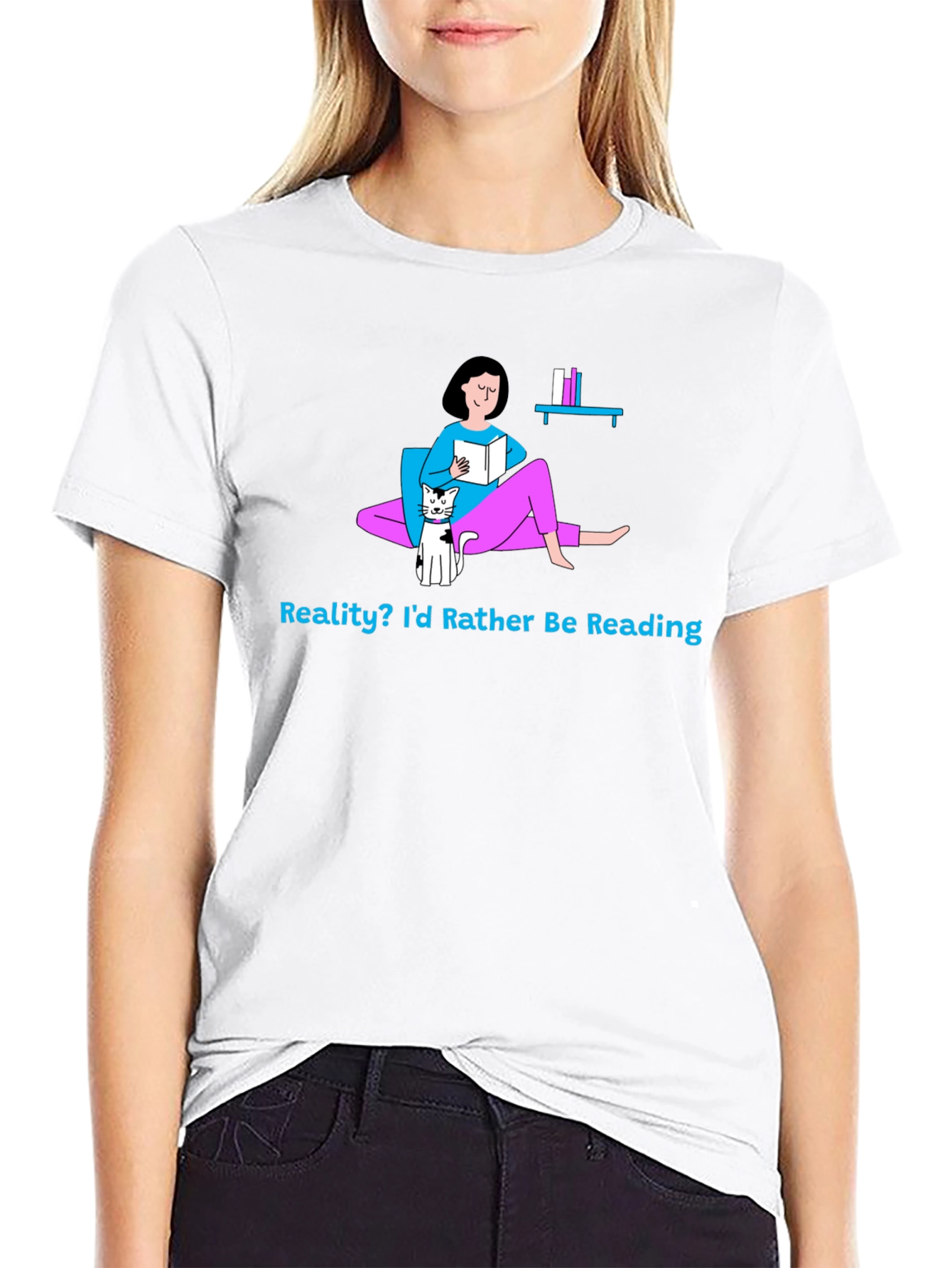 Reality? Id Rather Be Reading Graphic T-Shirt