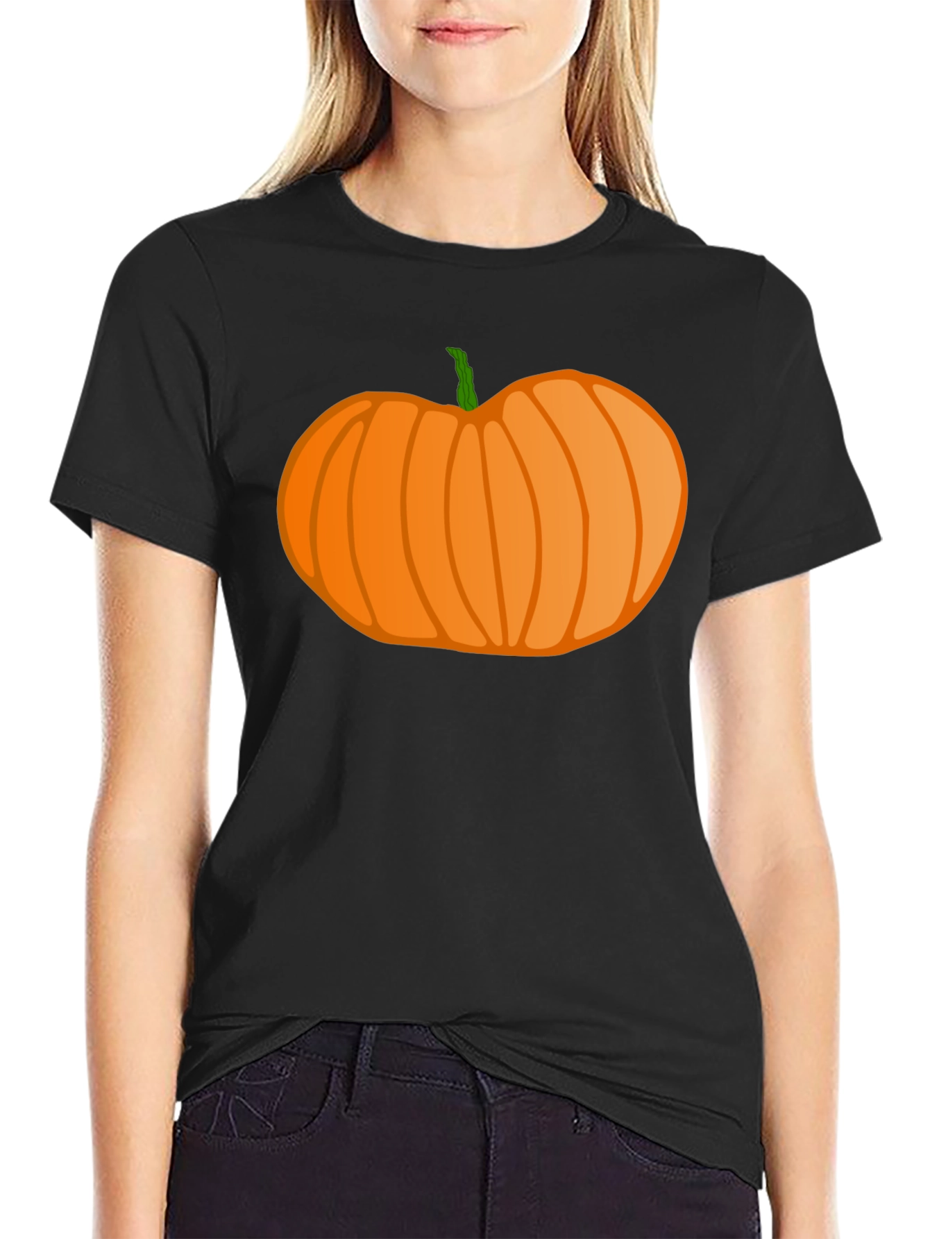 Halloween Pumpkin Graphic T-Shirt