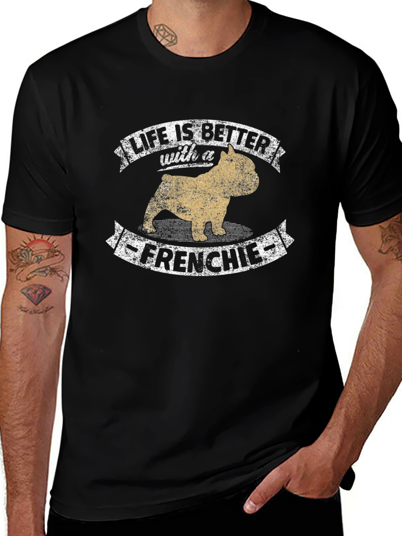 Life Is Better with a Frenchie T-Shirt