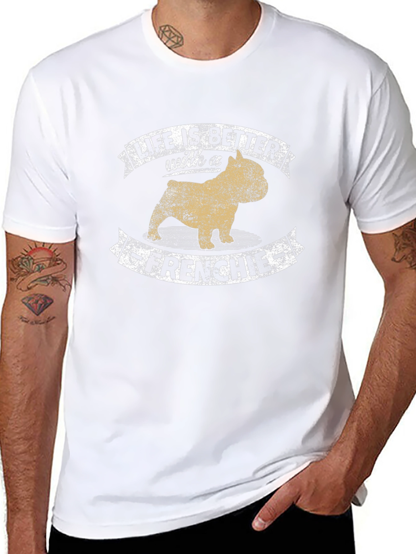 Life Is Better with a Frenchie T-Shirt