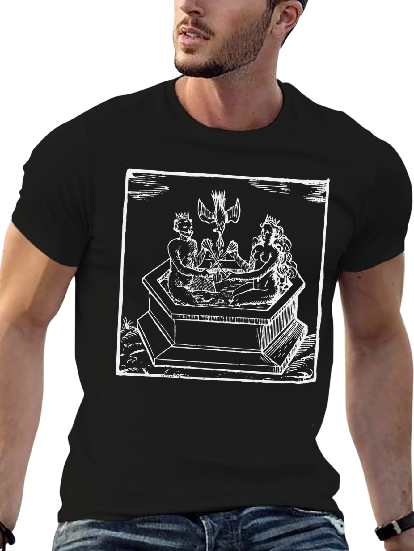 Alchemical Wedding Graphic Tee - Black